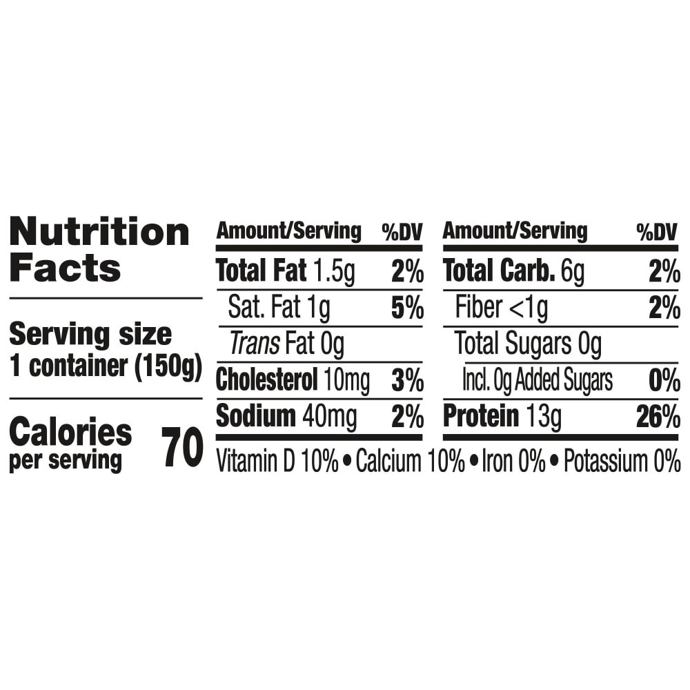 slide 5 of 6, Too Good & Co. Yogurt, Zero Sugar, Blueberry - 5.3 oz, 5.3 oz