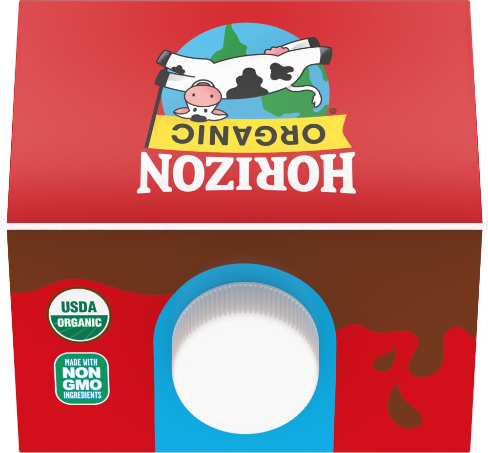 slide 2 of 5, Horizon Organic Milk, 2% Reduced Fat Organic Chocolate Milk, 59 FL OZ Half Gallon Carton, 1 ct