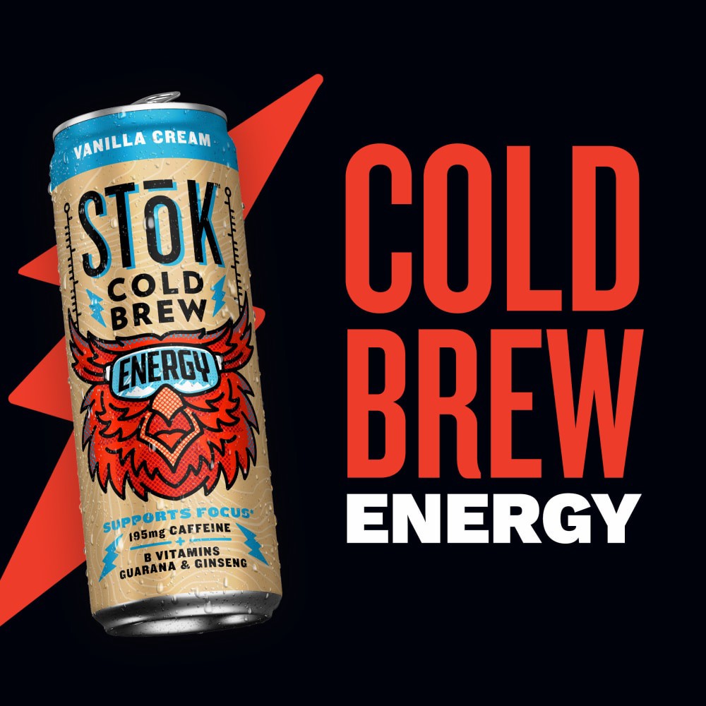 slide 4 of 6, Stōk Energy Coffee Vanilla, 11 oz