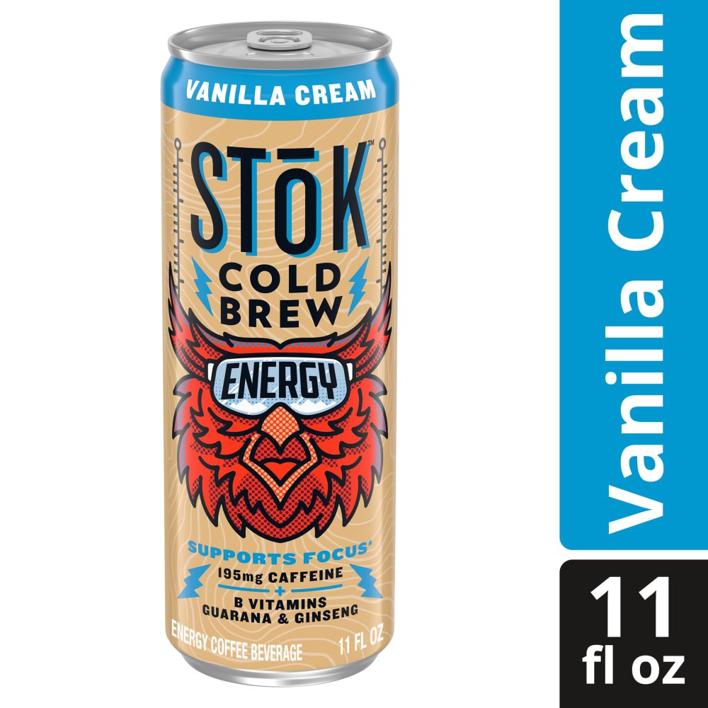 slide 2 of 4, Stōk Energy Coffee Vanilla, 11 oz