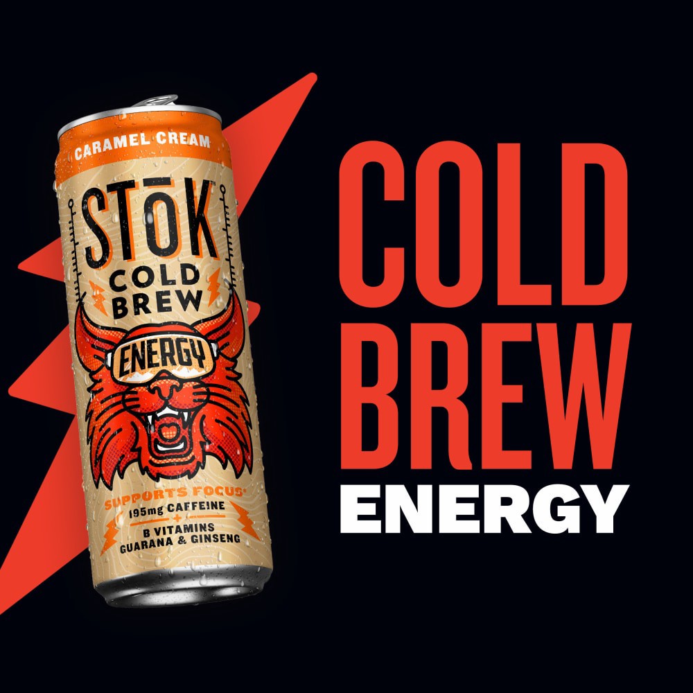 slide 2 of 6, Stōk Energy Coffee Caramel - 11 oz, 11 oz