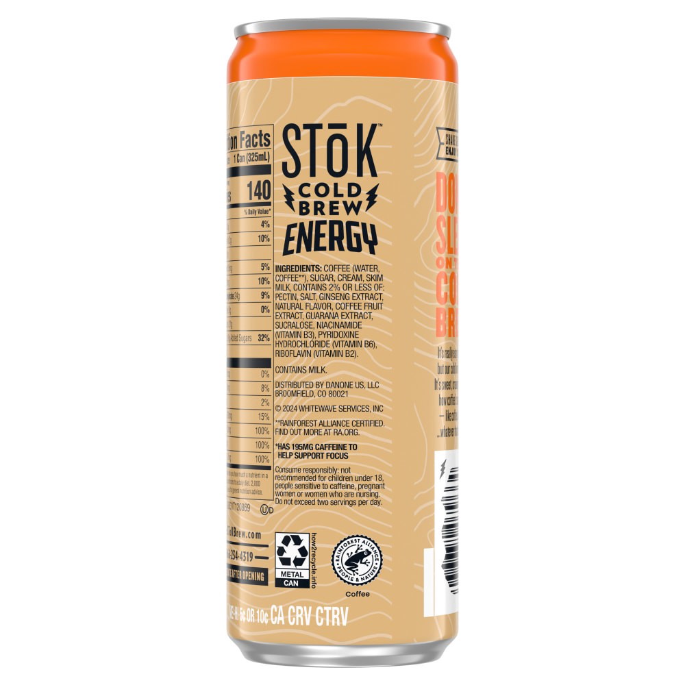 slide 4 of 6, Stōk Energy Coffee Caramel - 11 oz, 11 oz