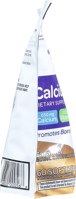 slide 5 of 5, Topcare Calcium Chews, Soft Chews, Caramel, 60 ct