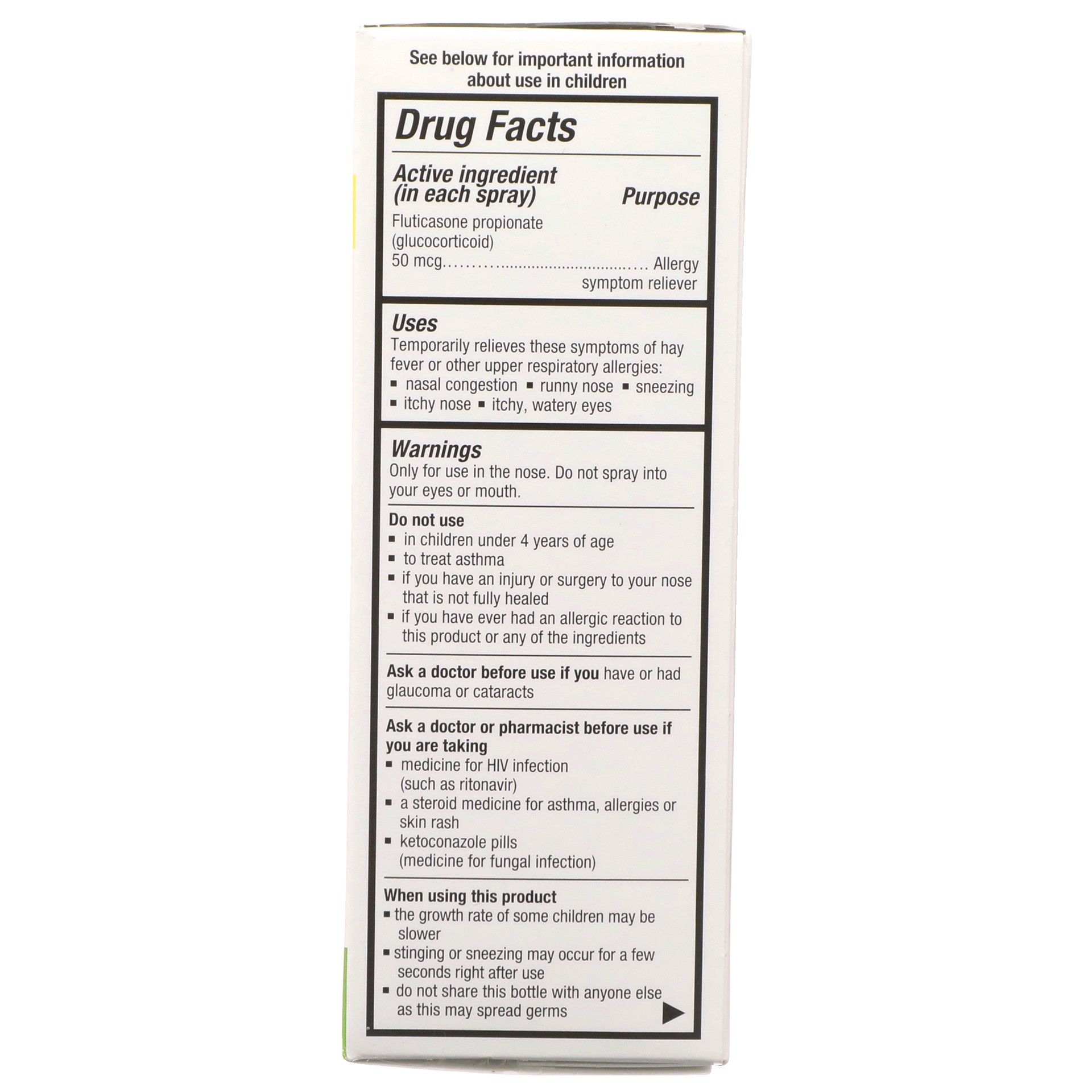slide 5 of 6, TopCare Fluticasone Propionate Nasal Spray 24 Hour Relief, 60 ct