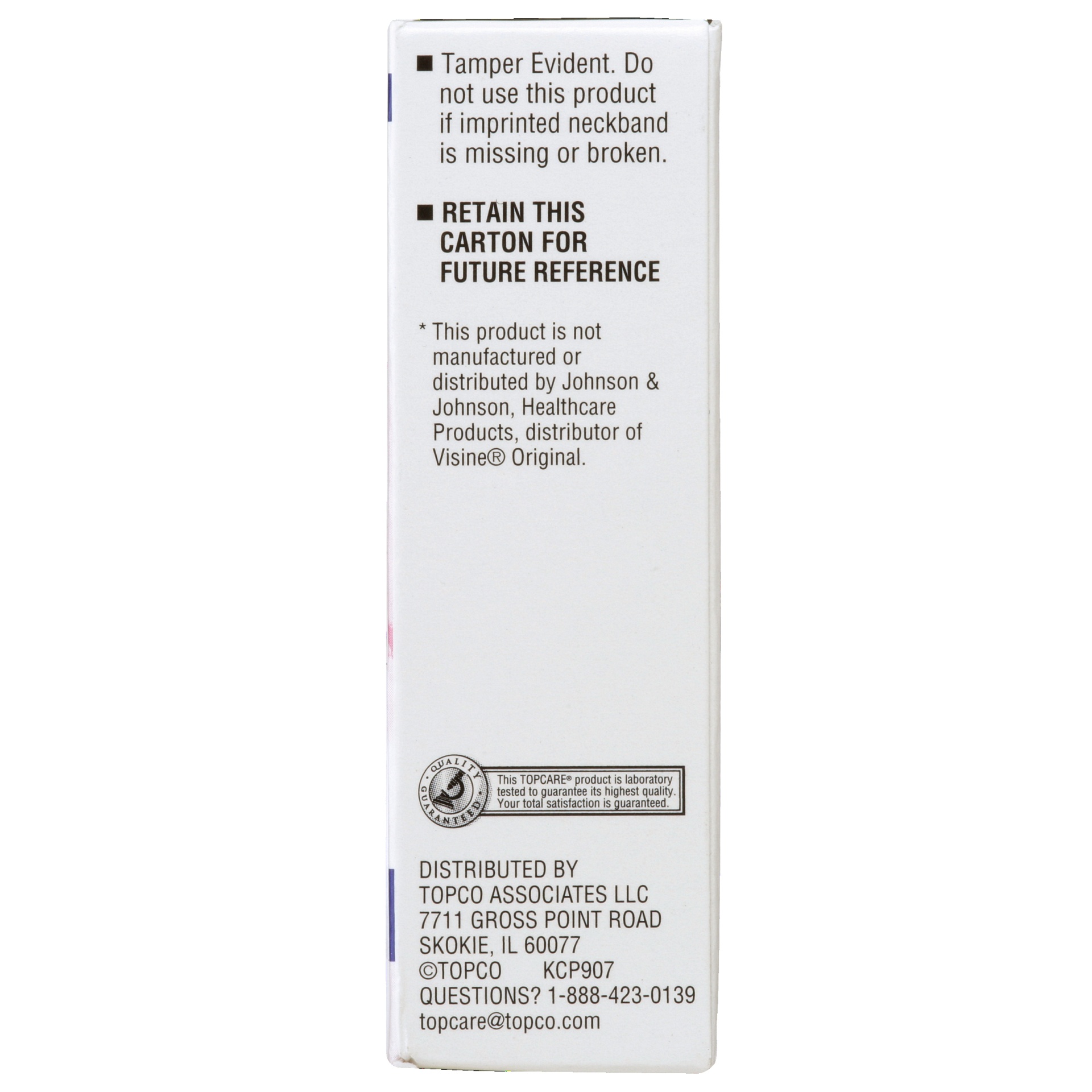 slide 4 of 6, TopCare Eye Drops, 1/2 oz