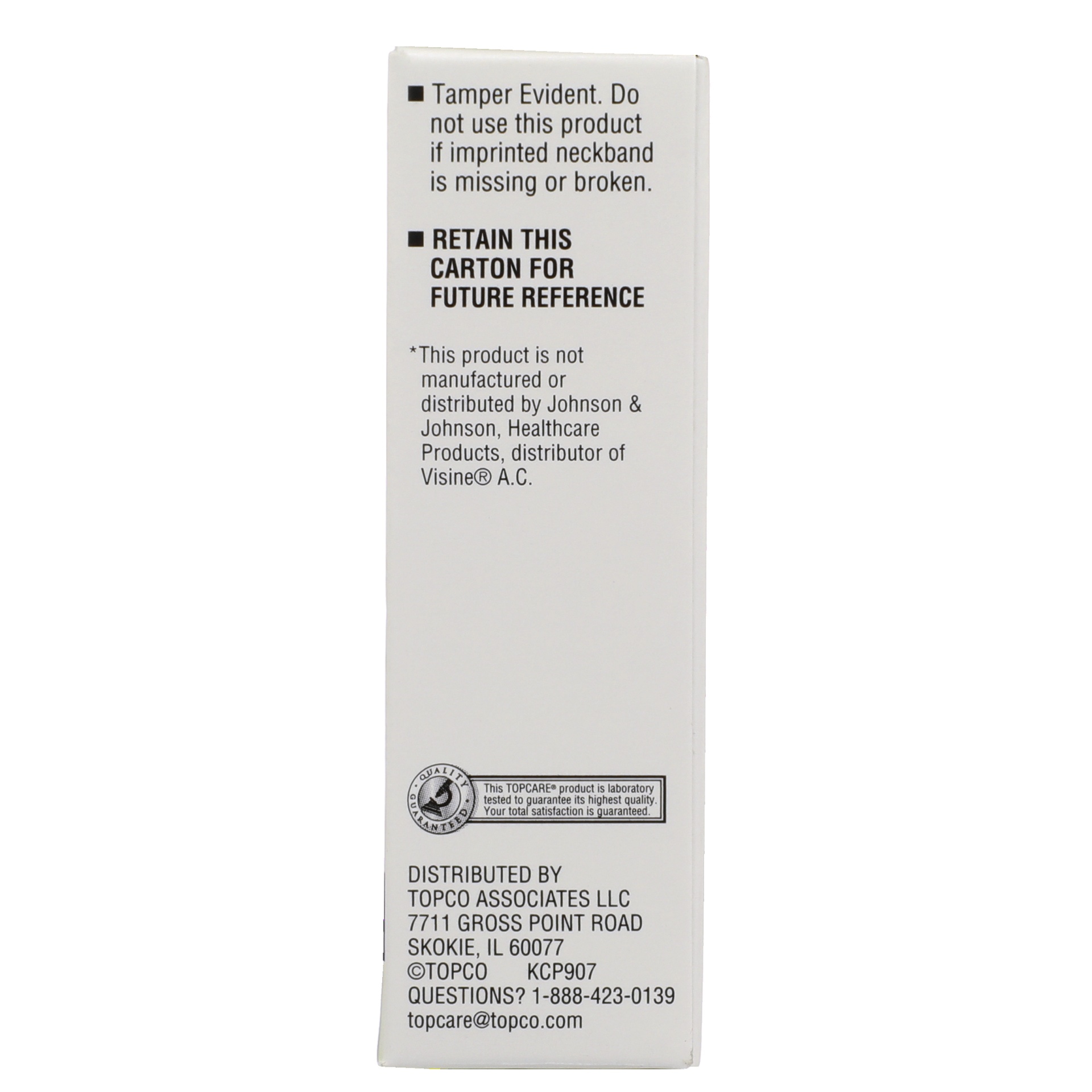 slide 5 of 6, TopCare Eye Drops Irritation Relief, 0.5 oz