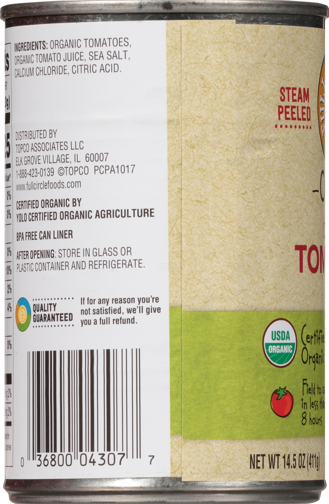 slide 3 of 6, Full Circle Market Organic Diced Tomatoes in Tomato Juice 14.5 oz, 14.5 oz