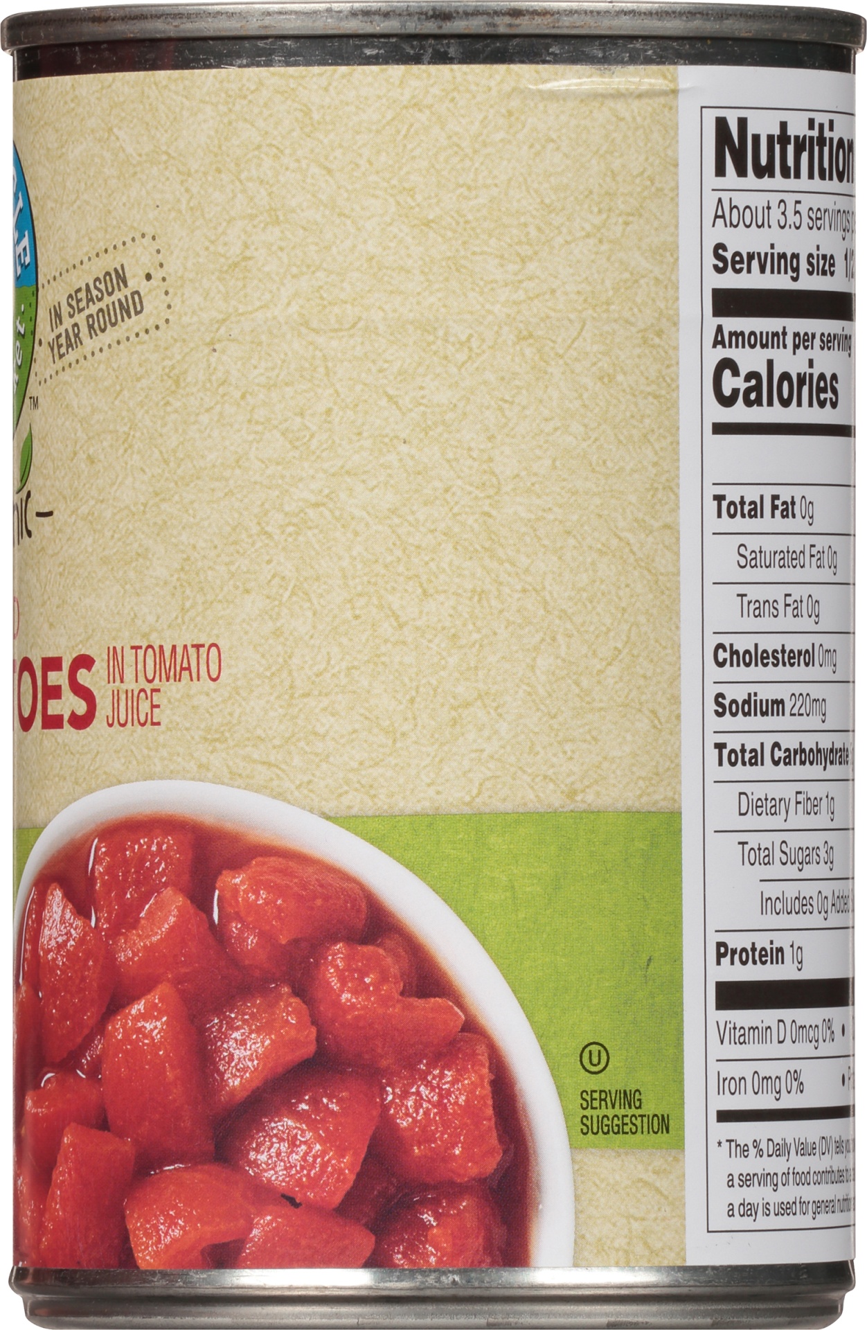 slide 6 of 6, Full Circle Market Organic Diced Tomatoes in Tomato Juice 14.5 oz, 14.5 oz