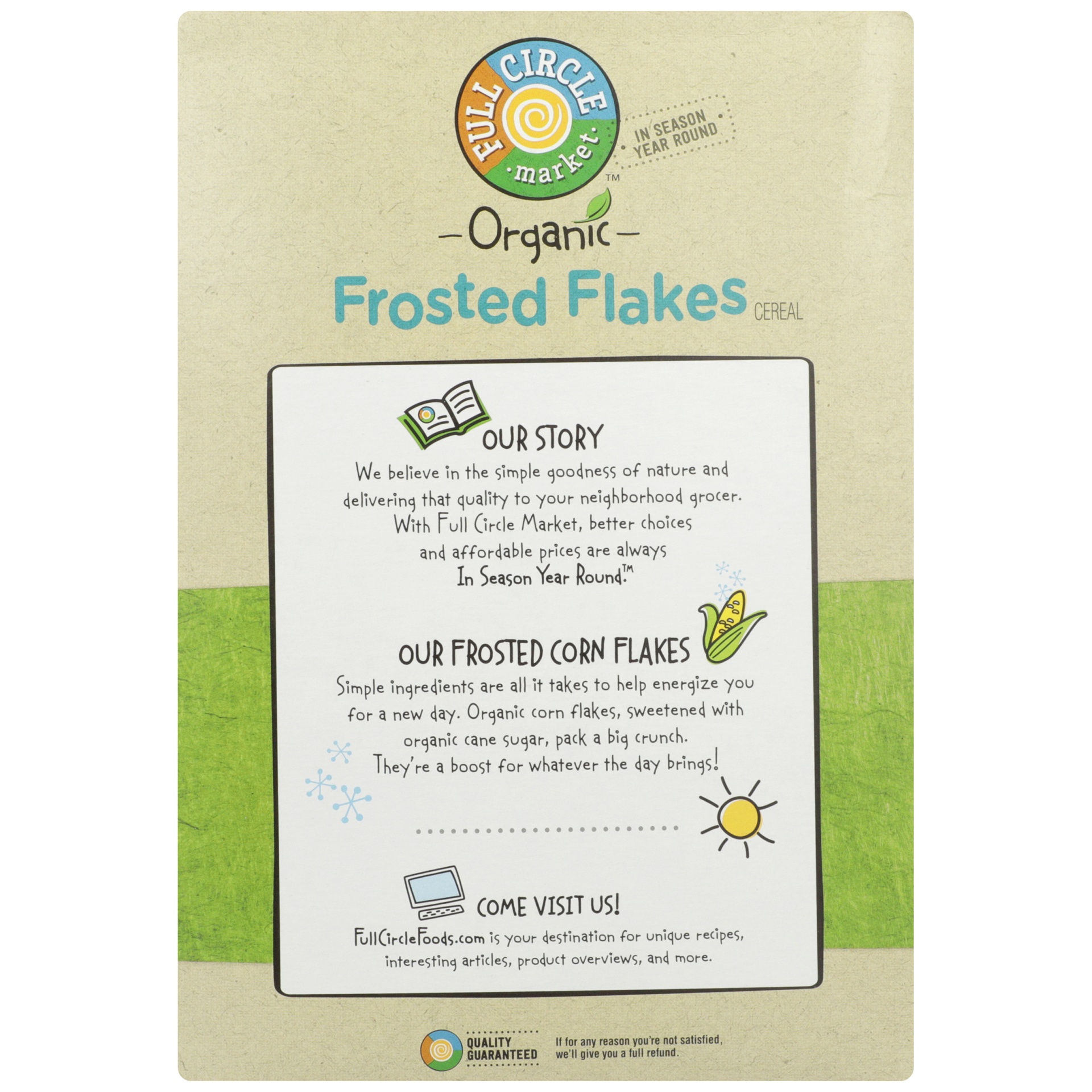 slide 2 of 6, Full Circle Market Frosted Flakes Cereal, 15 oz