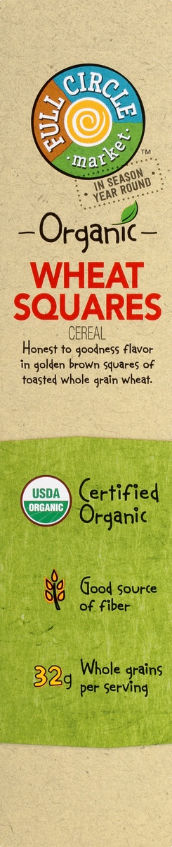 slide 9 of 10, Full Circle Market Organic Wheat Squares Cereal 13 oz, 13 oz