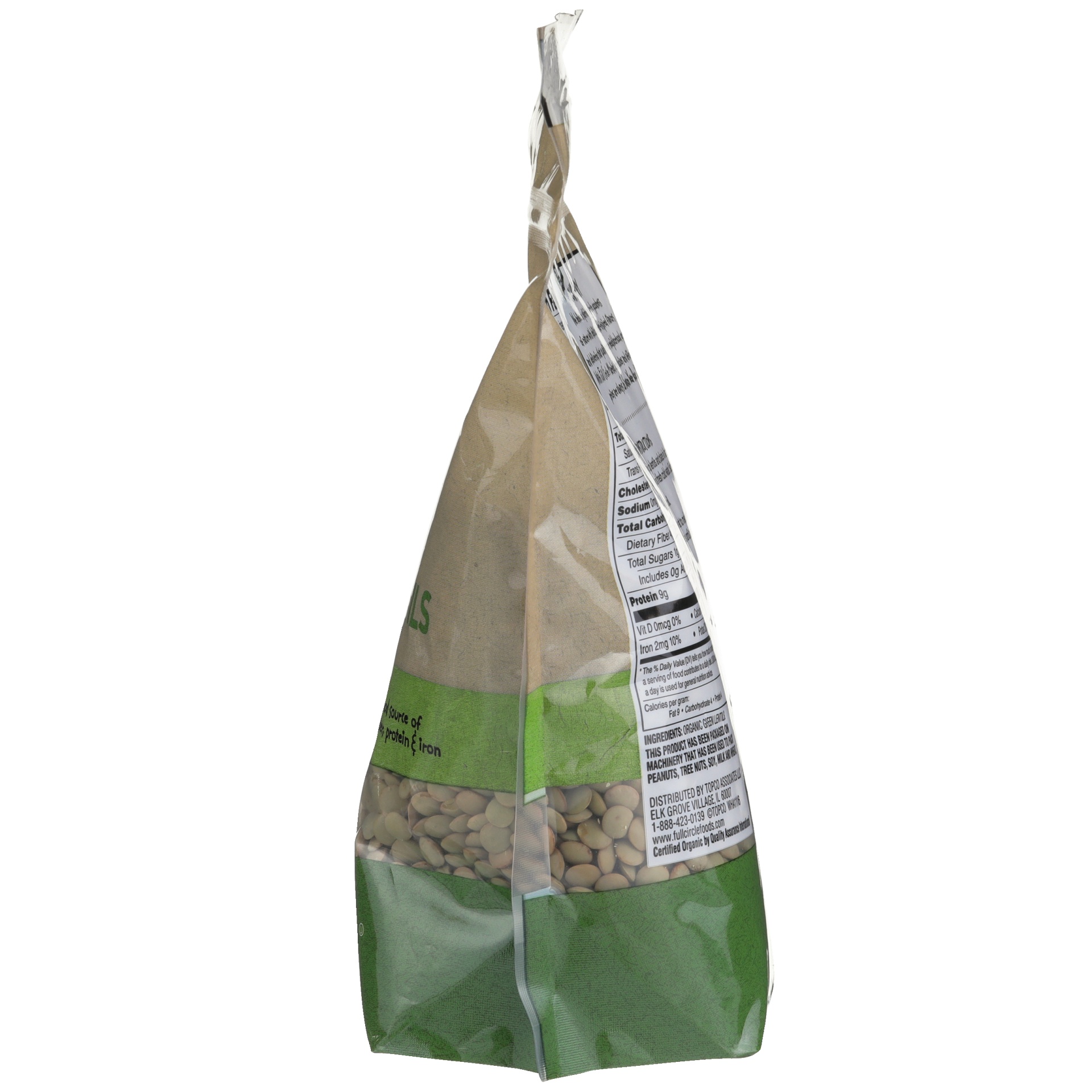 slide 2 of 6, Full Circle Market Organic Green Lentils, 16 oz