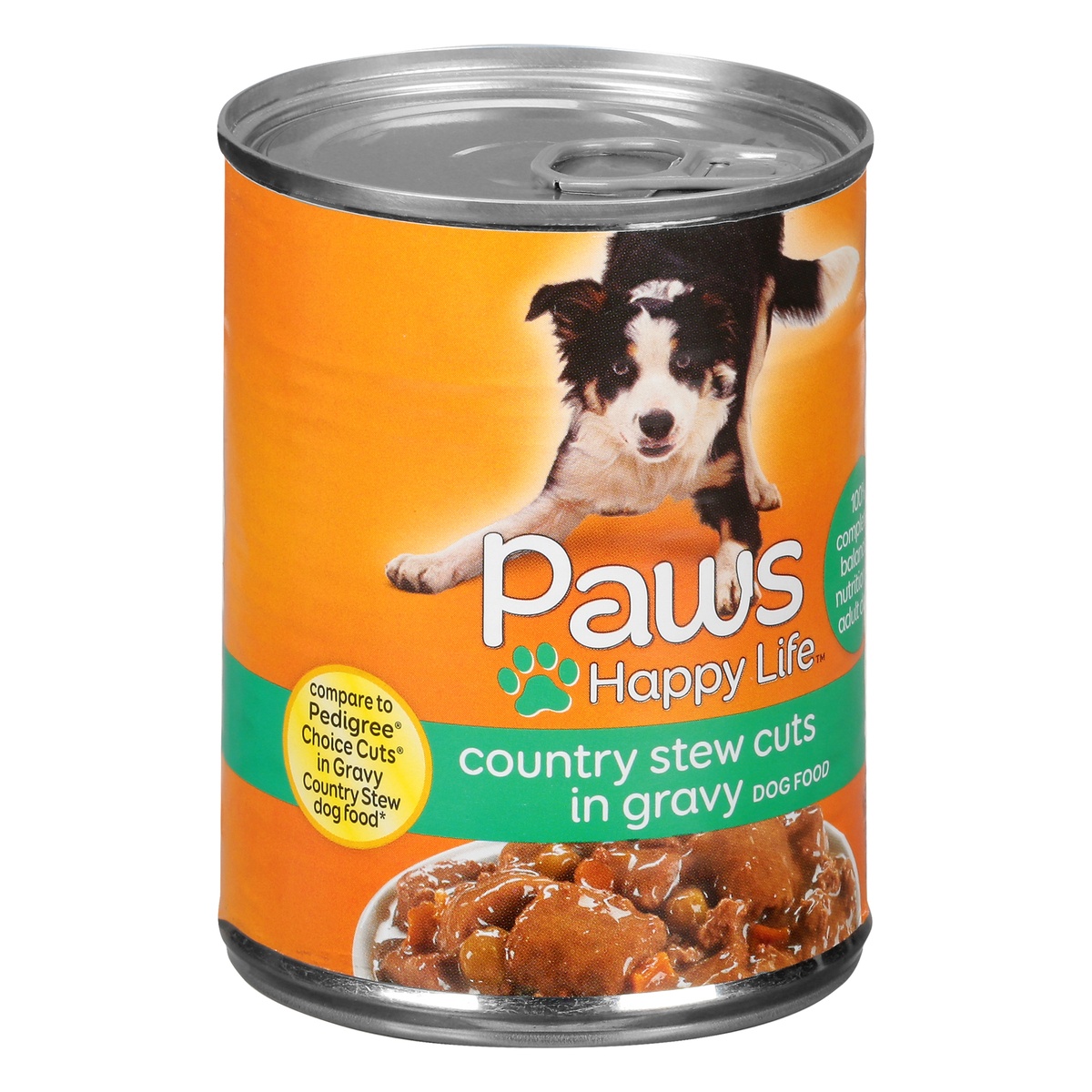 slide 2 of 9, Paws Happy Life Premium Country Stew Cuts In Gravy Dog Food, 13.2 oz