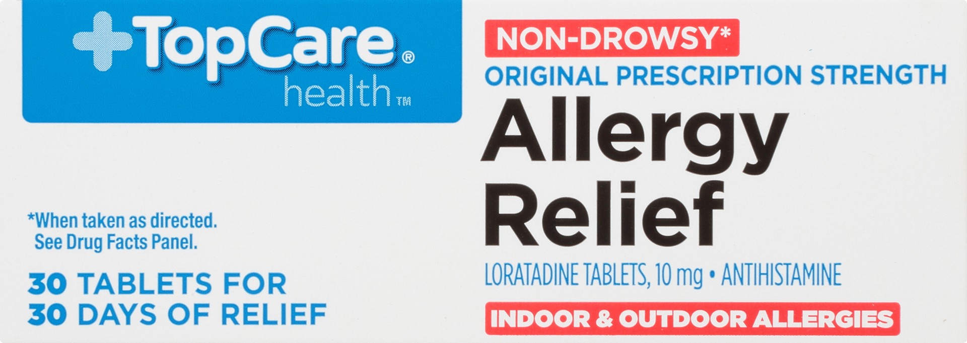 slide 2 of 6, Topcare Allergy Loratadine, 30 ct