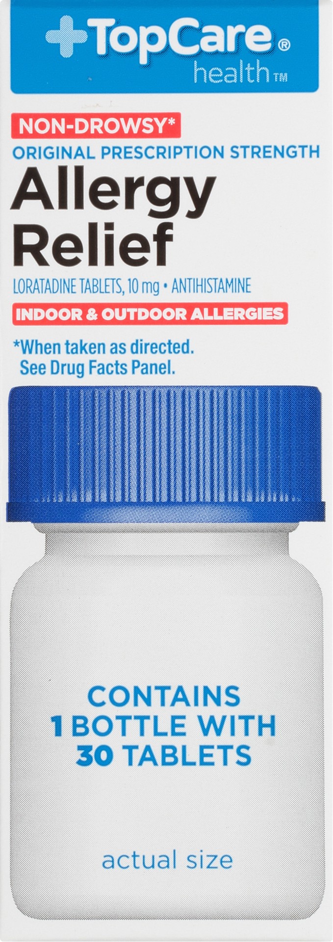 slide 6 of 6, Topcare Allergy Loratadine, 30 ct