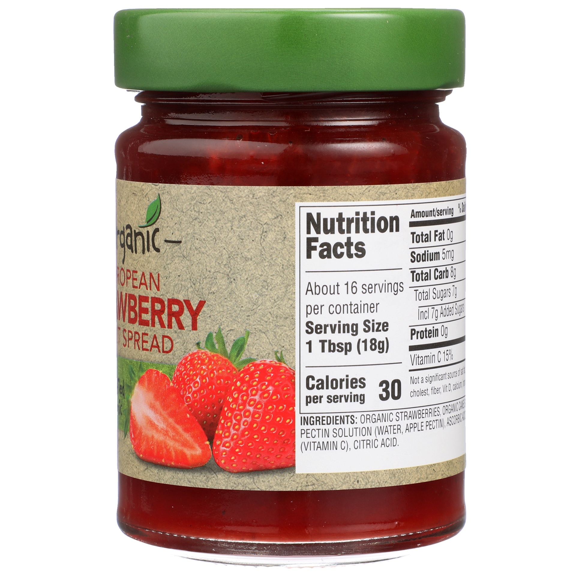 slide 3 of 6, Full Circle Market Full Circle Organic Strawberry Sprea, 10 oz