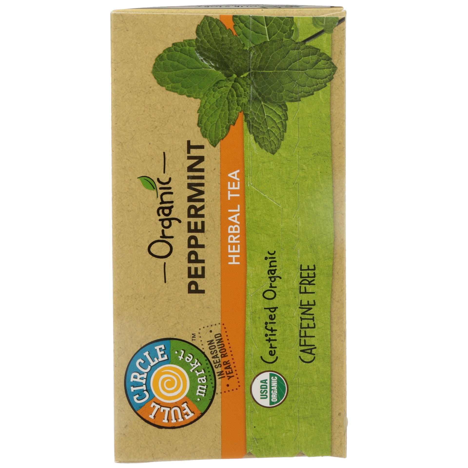 slide 2 of 6, Full Circle Market Caffeine Free Peppermint Herbal Tea - 0.71 oz, 20 ct