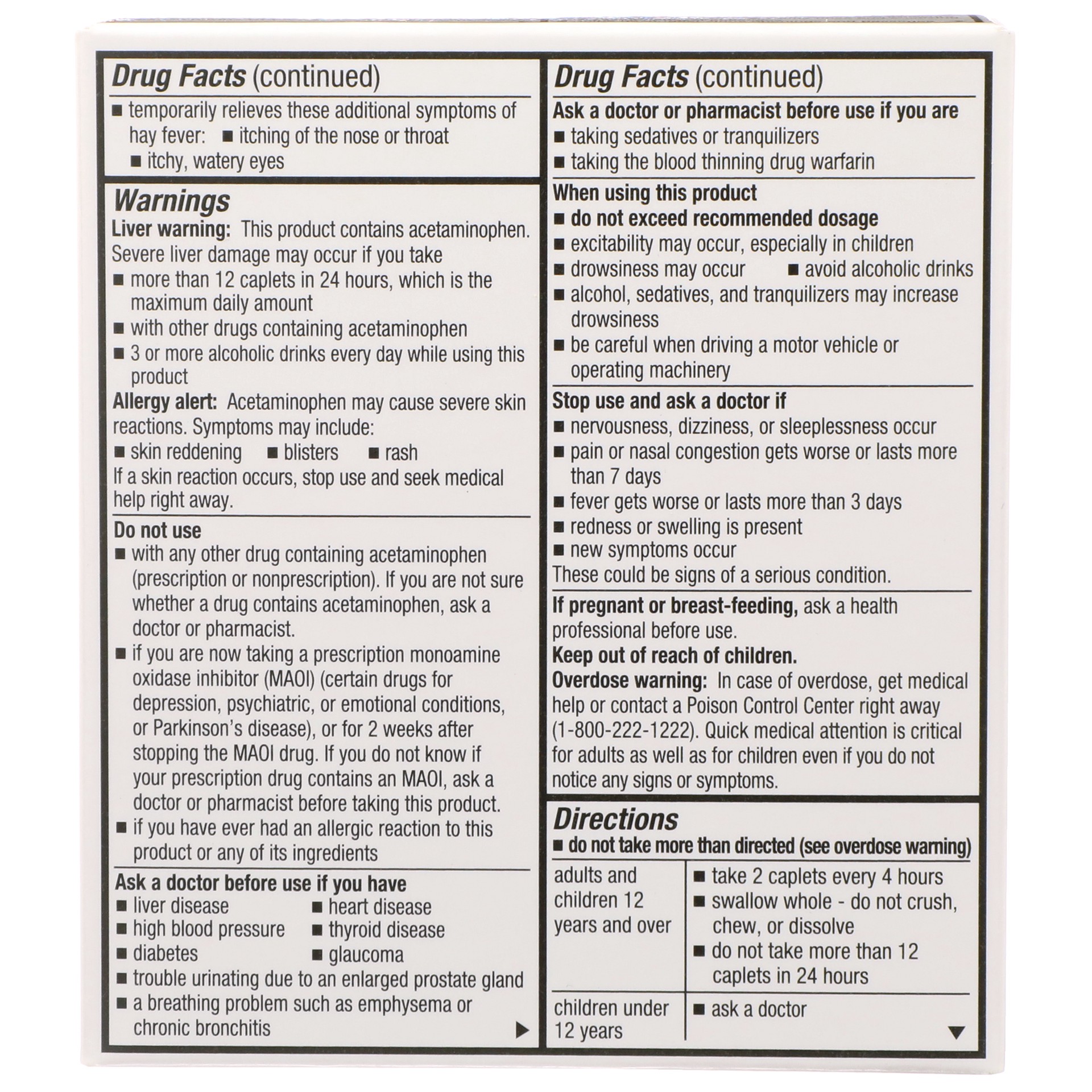 slide 3 of 6, TopCare Health Multi-Symptom Allergy Cool Taste Caplets 24 ea, 24 ct