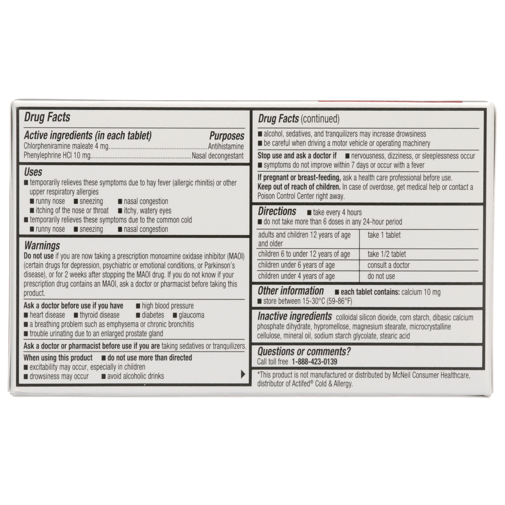 slide 5 of 6, TopCare Cold & Allergy, Tablets, 24 ct