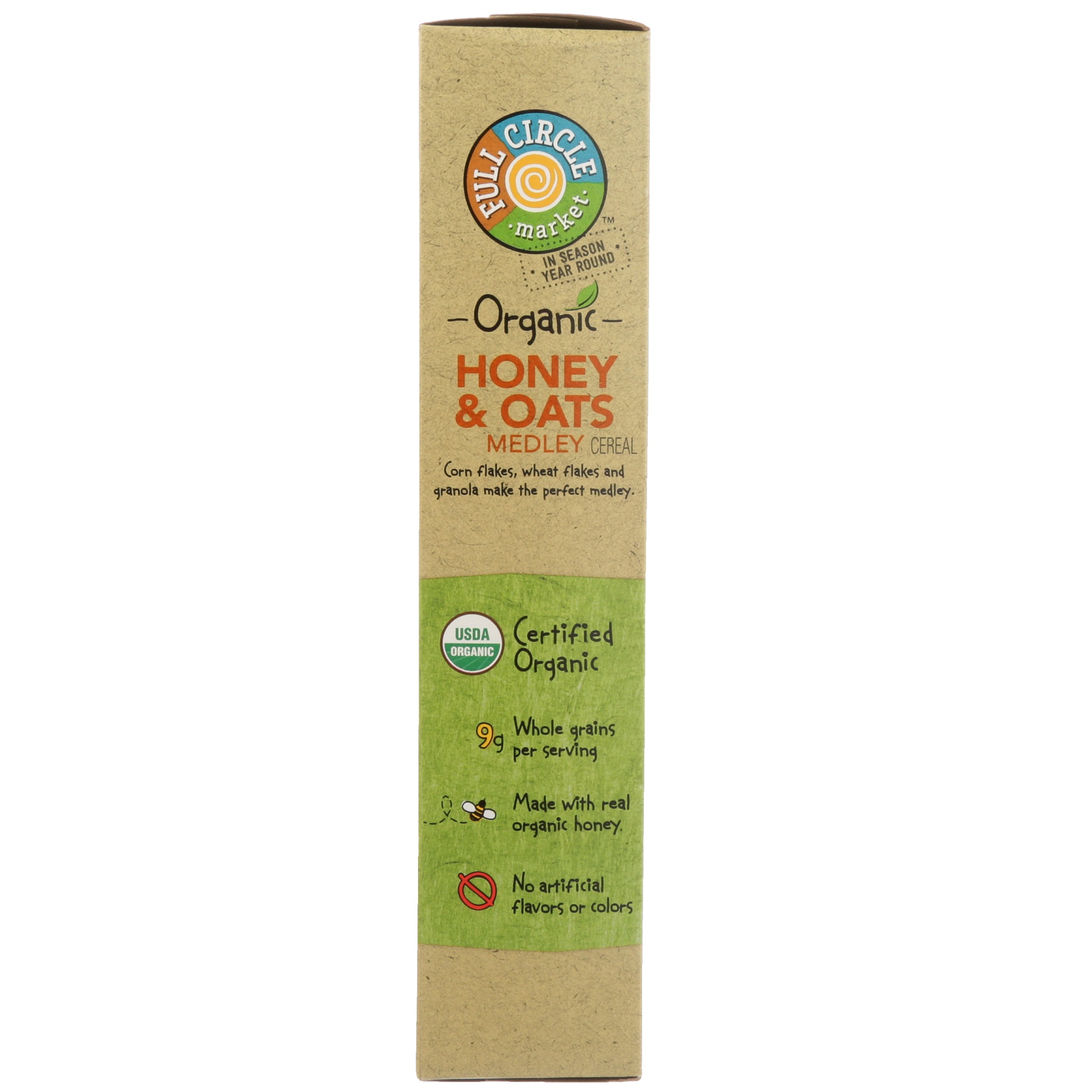 slide 2 of 6, Full Circle Market Organic Honey & Oats Medley Cereal 14 oz, 14 oz