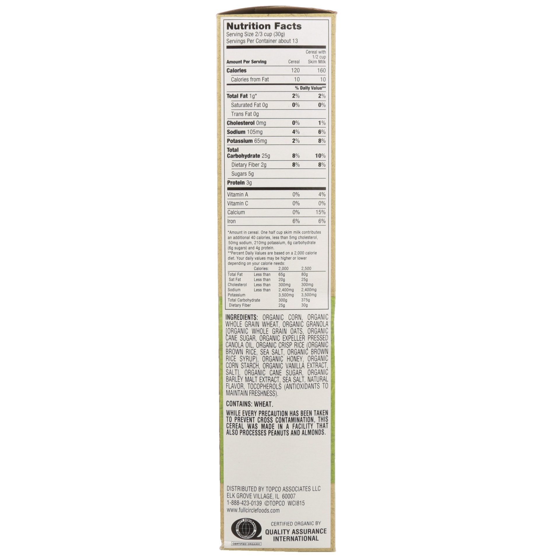 slide 3 of 6, Full Circle Market Organic Honey & Oats Medley Cereal 14 oz, 14 oz