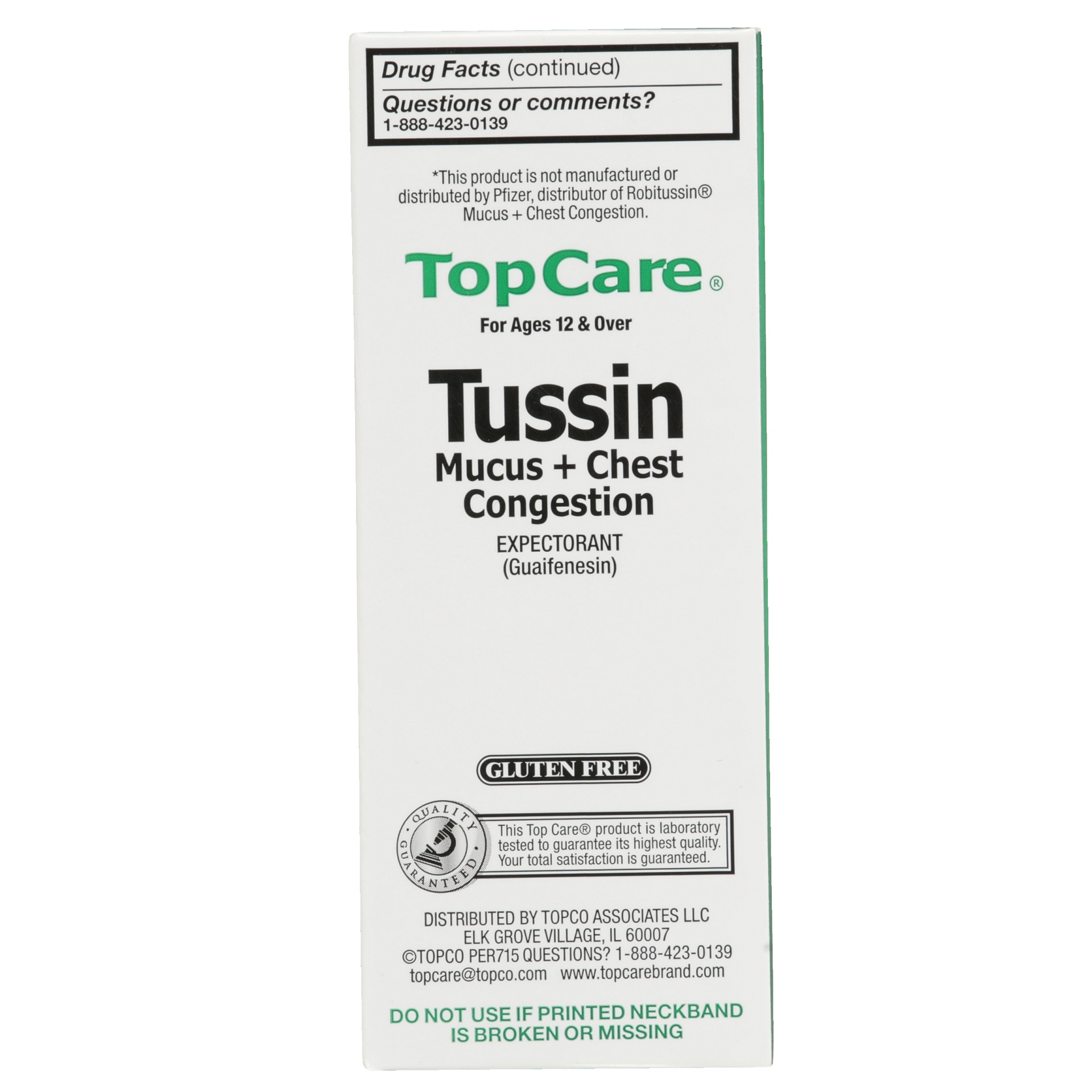 slide 2 of 6, TopCare Health 200 Mg Adult Original Flavor Tussin 4 oz, 4 fl oz