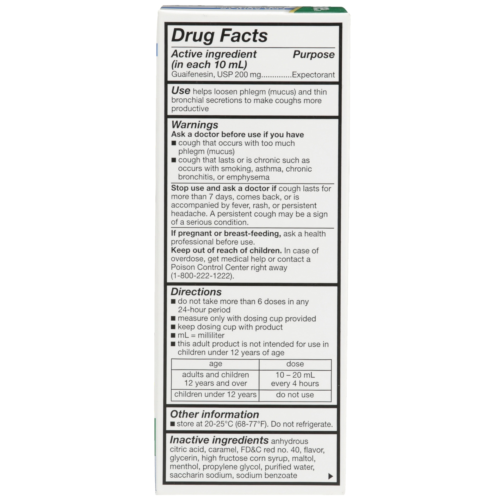 slide 6 of 6, TopCare Health 200 Mg Adult Original Flavor Tussin 4 oz, 4 fl oz