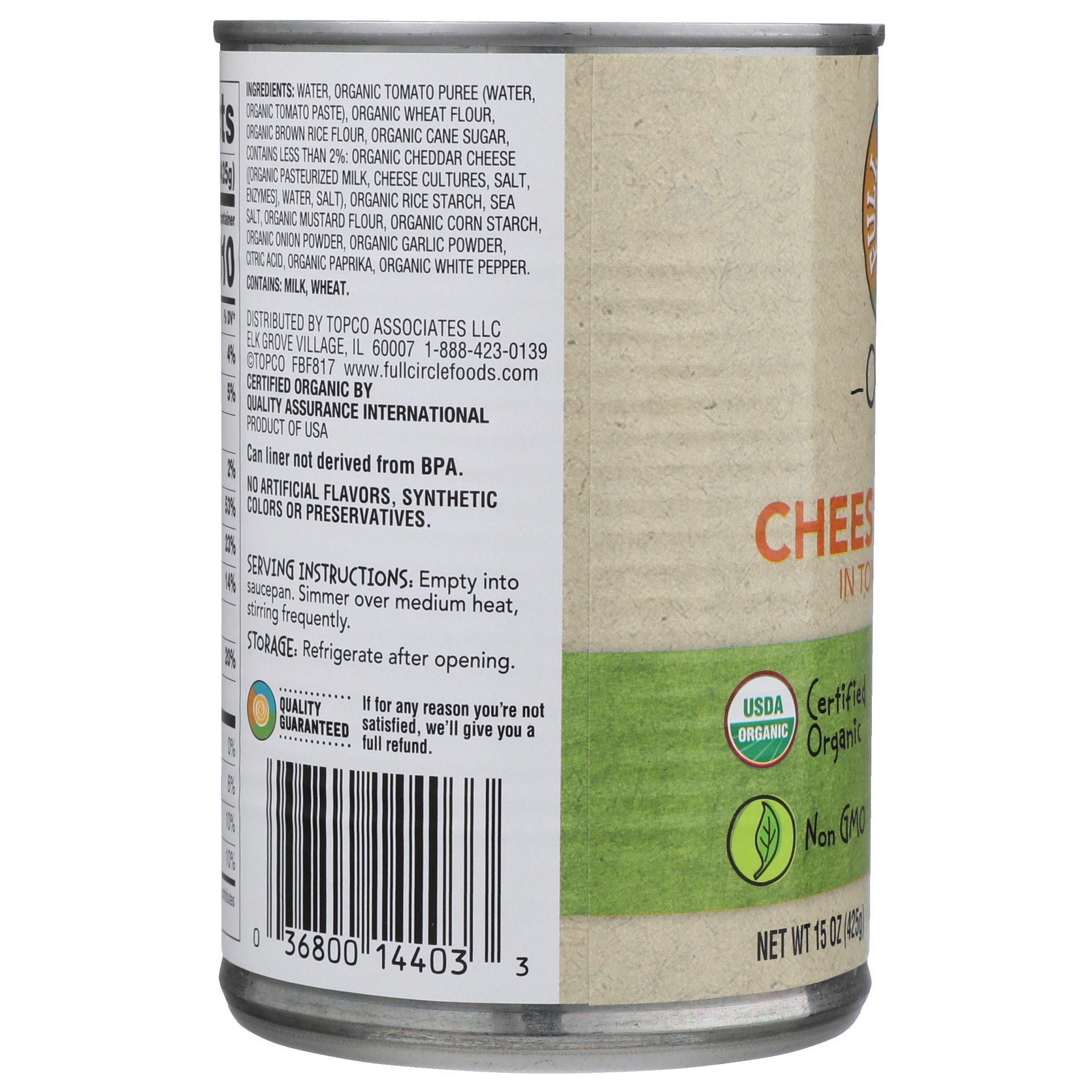 slide 2 of 6, Full Circle Market Organic Cheese Ravioli, 15 oz