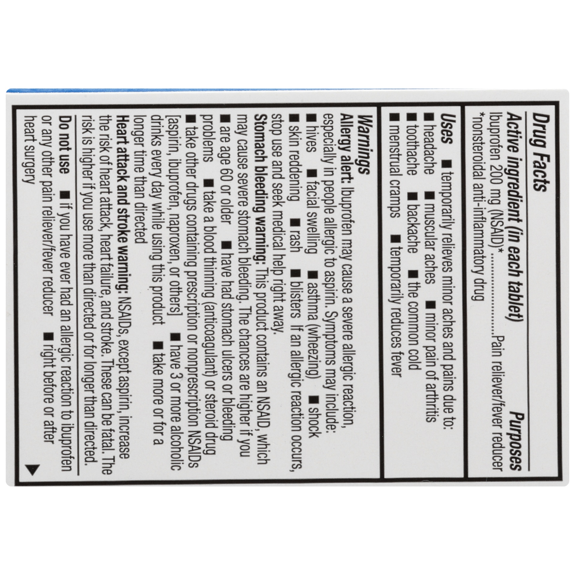 slide 3 of 6, Topcare Ibuprofen Tablets, 50 ct