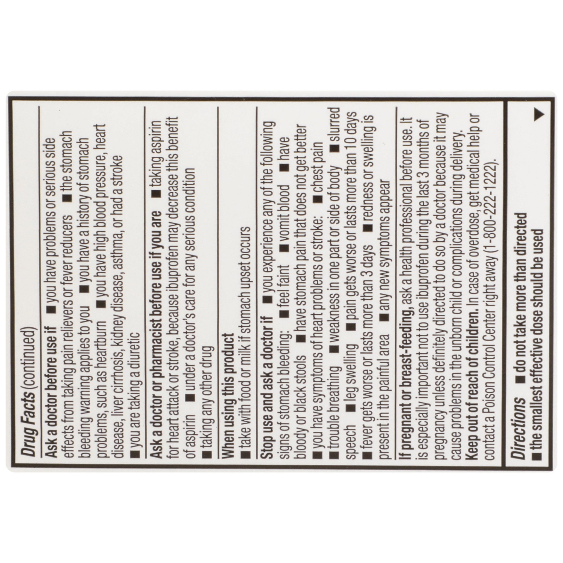 slide 4 of 6, Topcare Ibuprofen Tablets, 50 ct