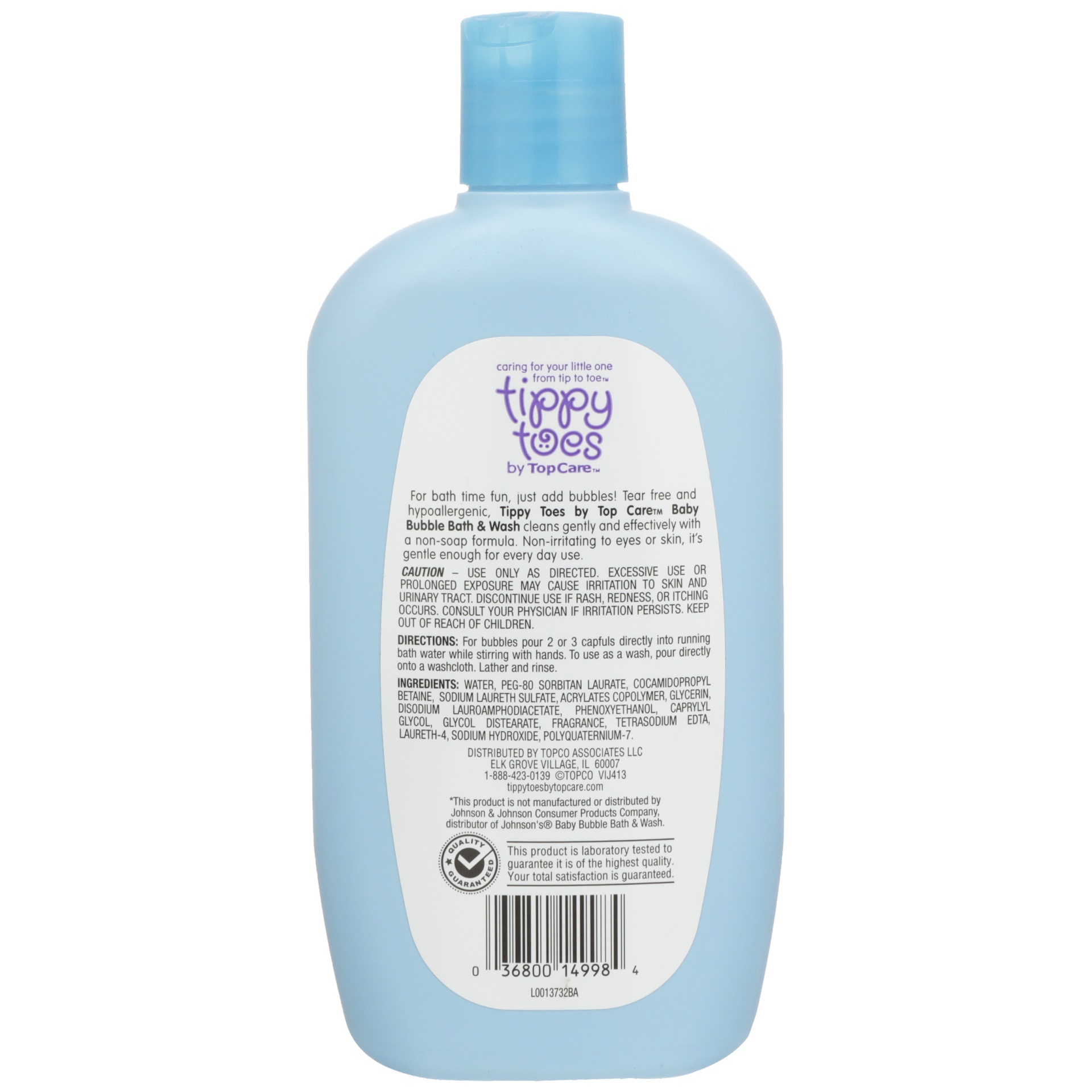 slide 3 of 6, Tippy Toes Baby Bubble Bath & Wash For Fun In The Tub, 15 fl oz
