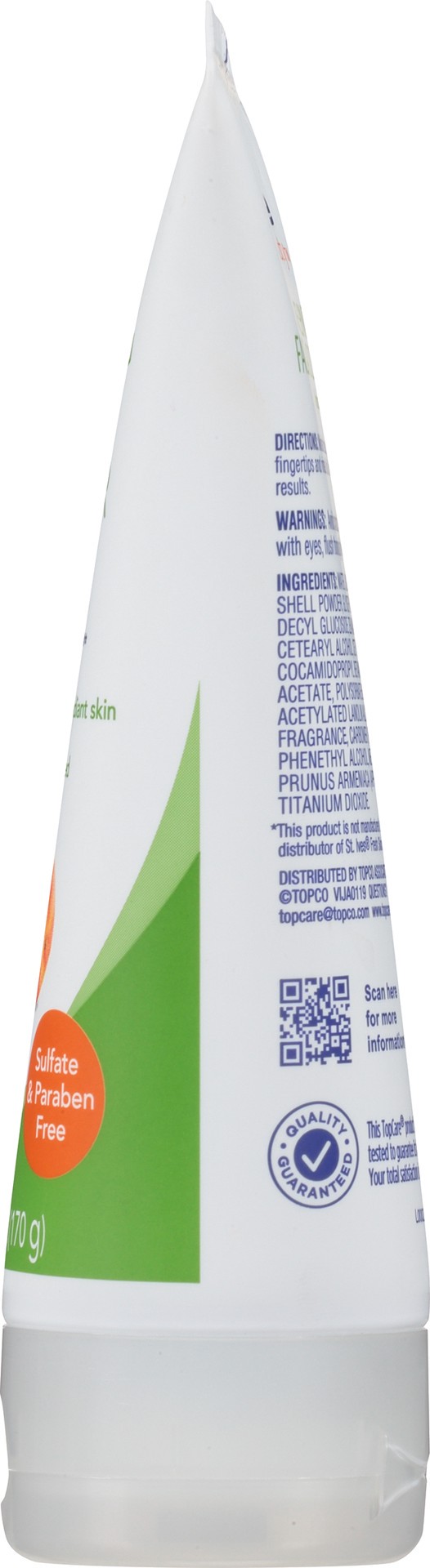 slide 4 of 6, TopCare Beauty Apricot Scrub Refreshing Facial Cleanser 6 oz, 6 oz