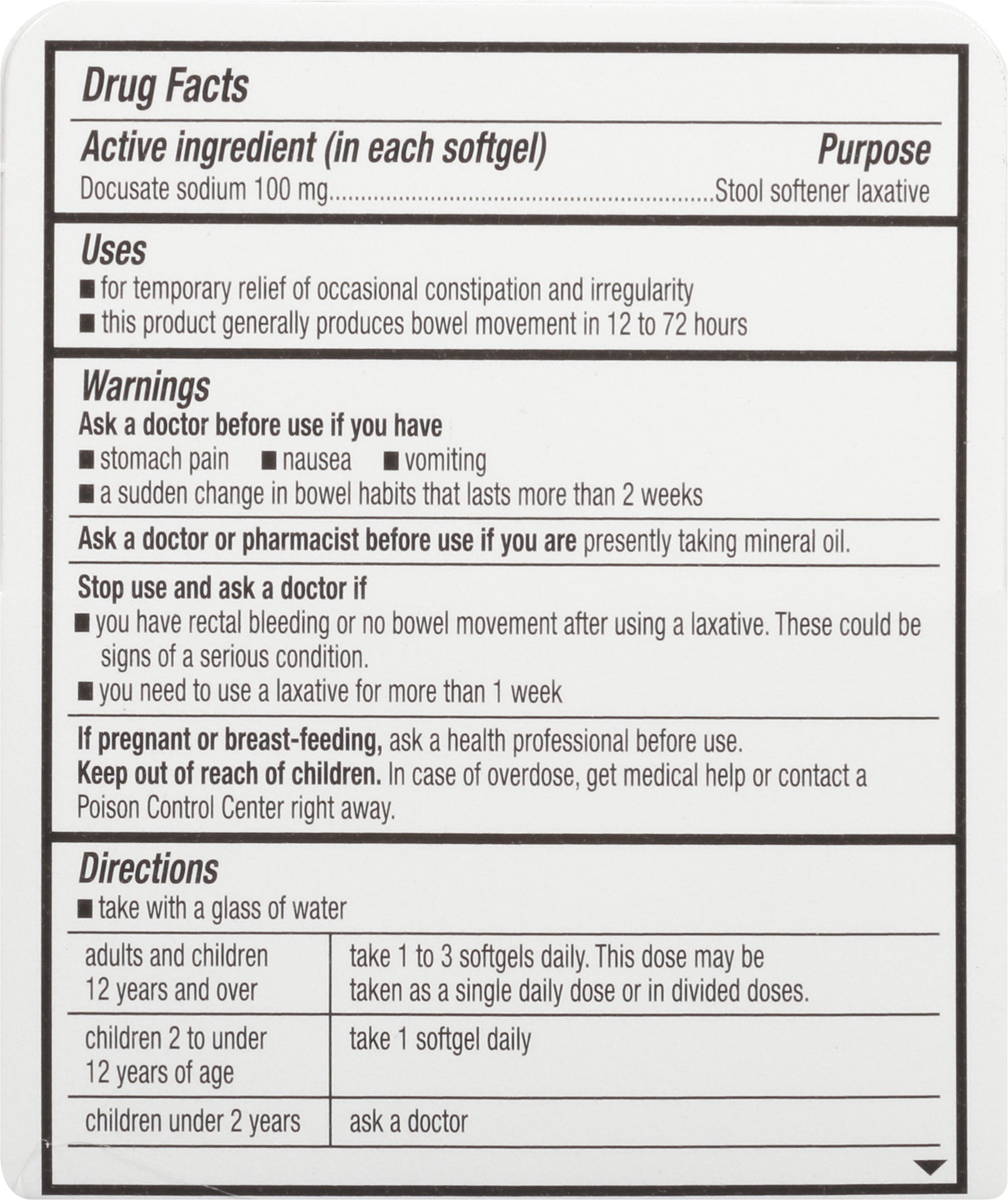 slide 6 of 6, TopCare Stool Softener, 25 ct