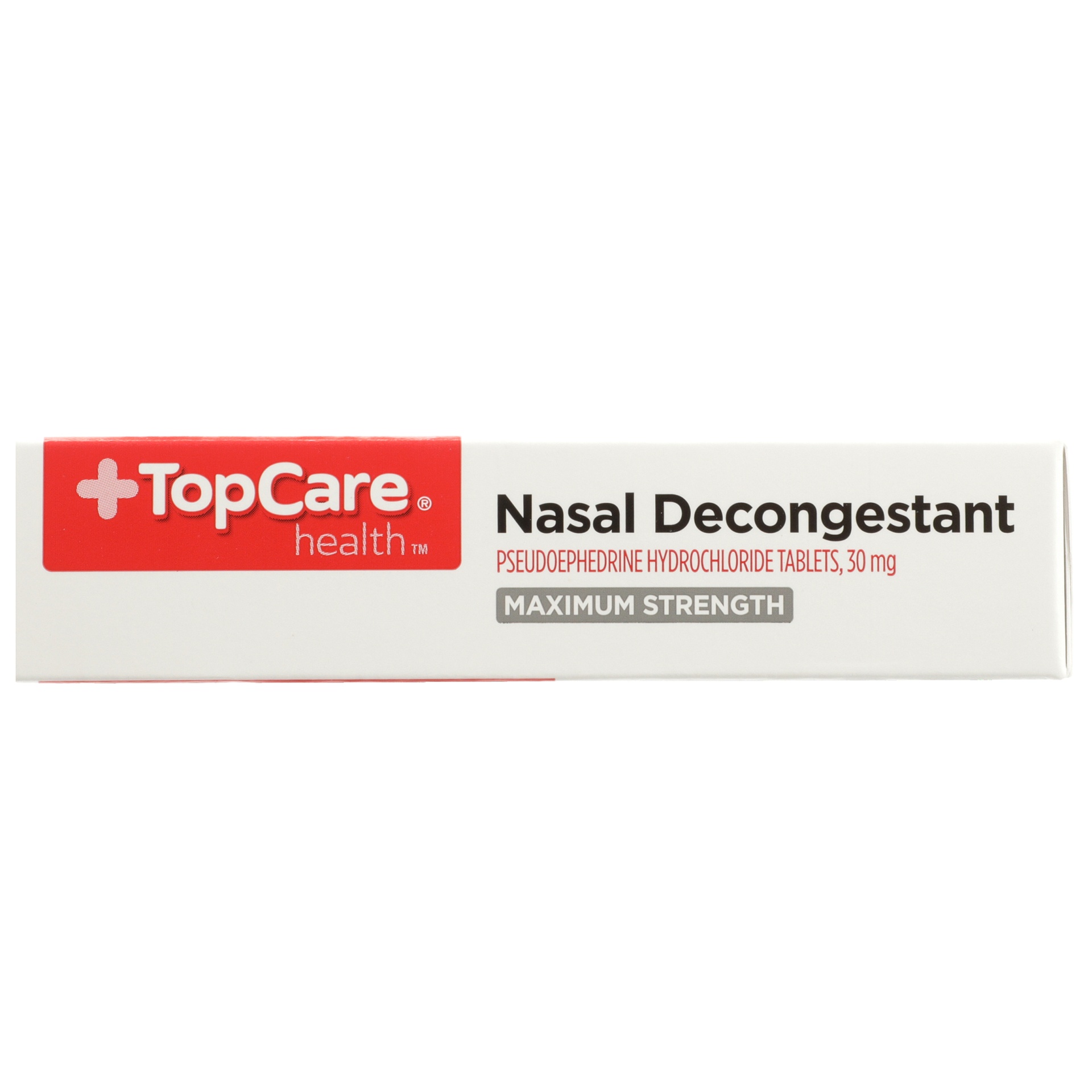 slide 5 of 6, TopCare Top Care Maximum Strength Non-Drowsy Tablets Nasal Decongestant, 