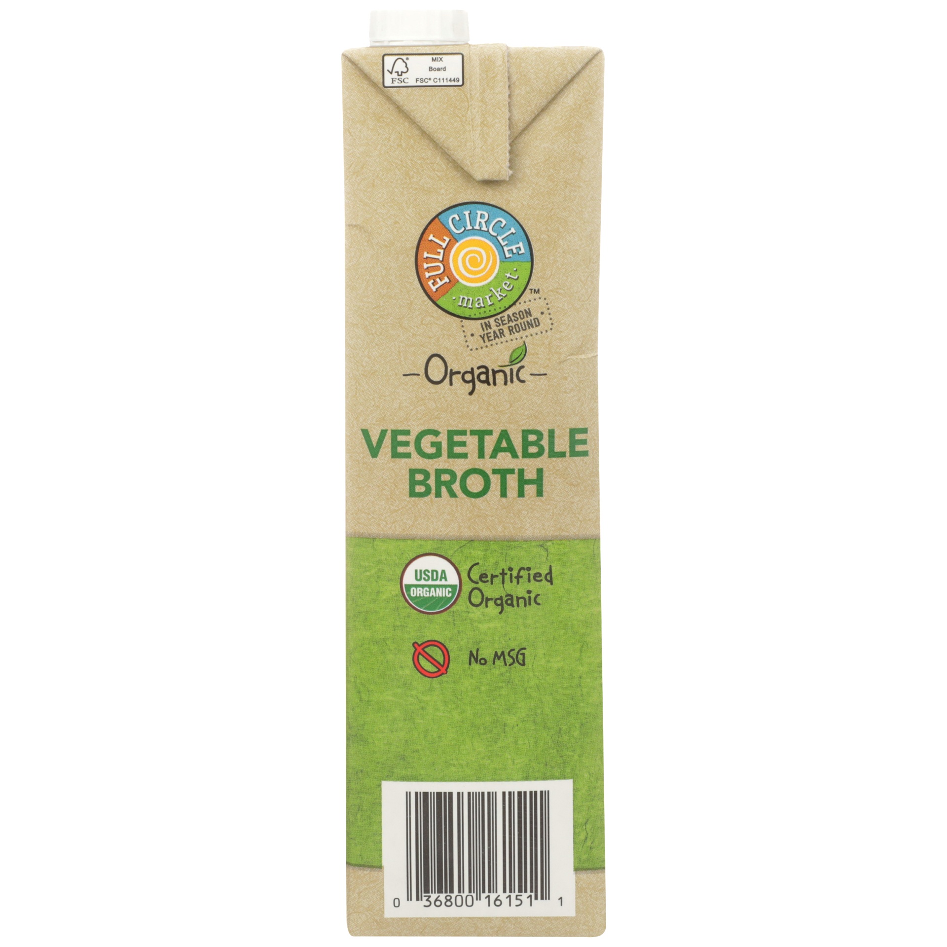 slide 4 of 6, Full Circle Market Full Circle Vegetable Broth, 32 oz