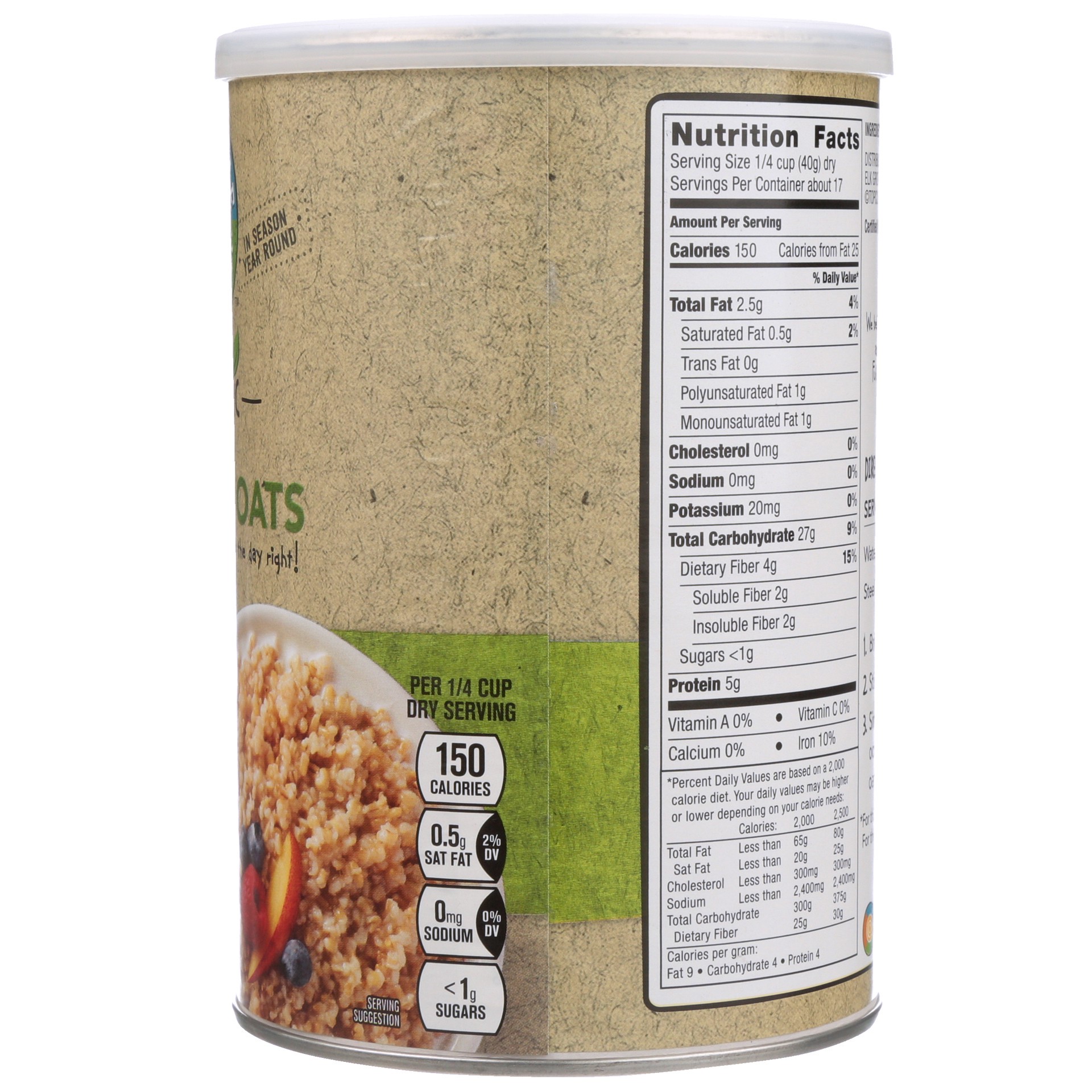 slide 2 of 6, Full Circle Market Organic Steel Cut Oats 24 oz, 24 oz