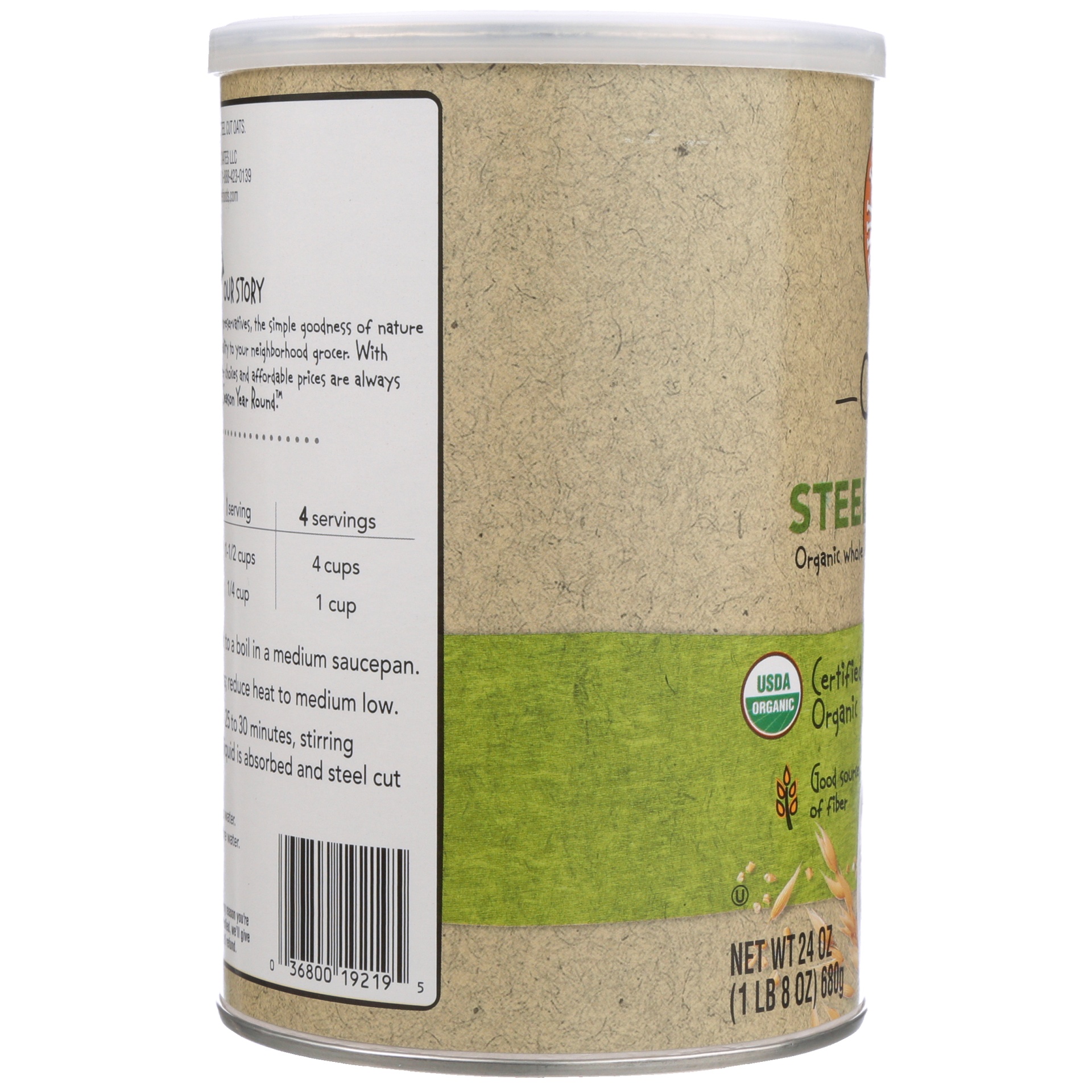 slide 5 of 6, Full Circle Market Organic Steel Cut Oats 24 oz, 24 oz