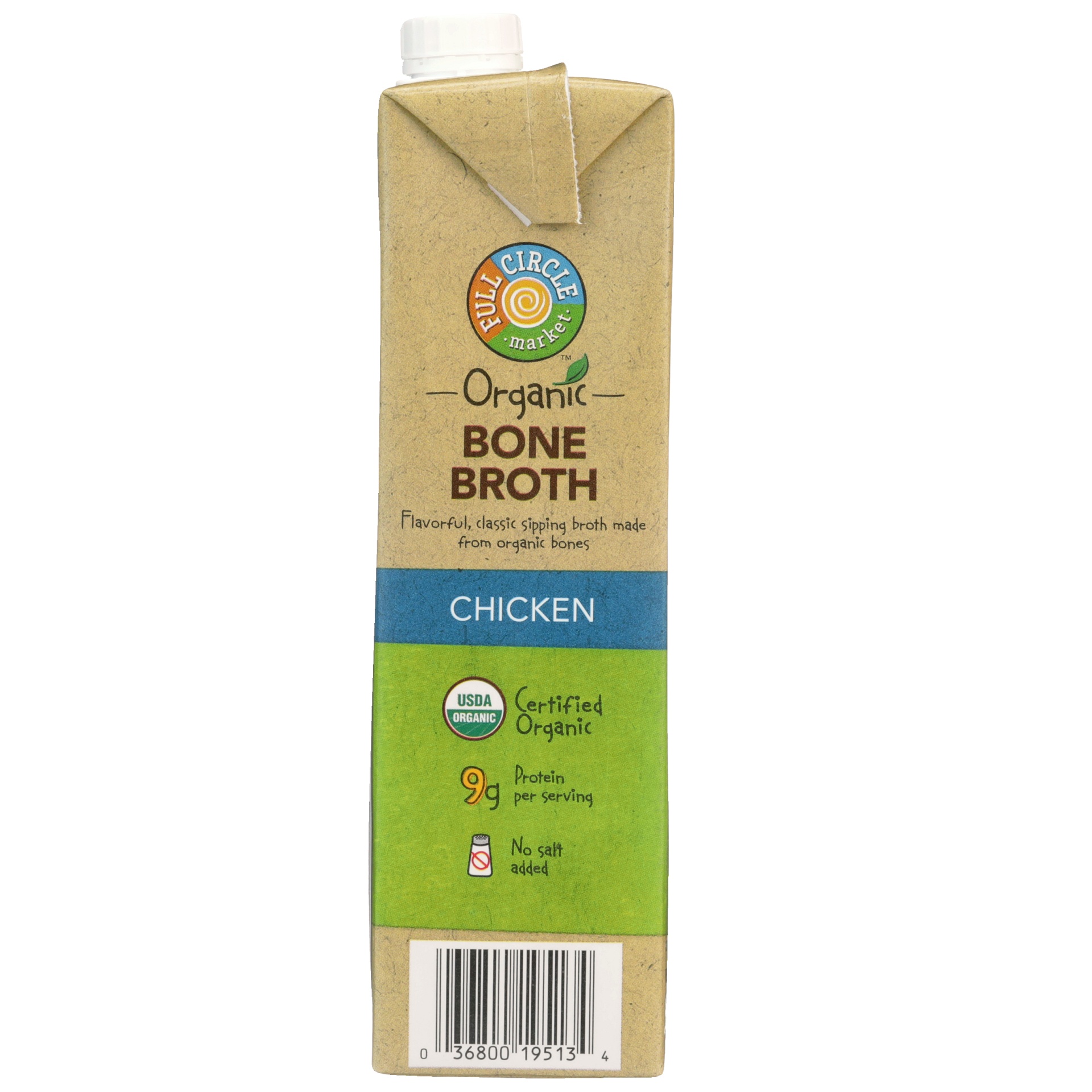 slide 4 of 6, Full Circle Market Organic Chicken Bone Broth - 32 oz, 32 oz