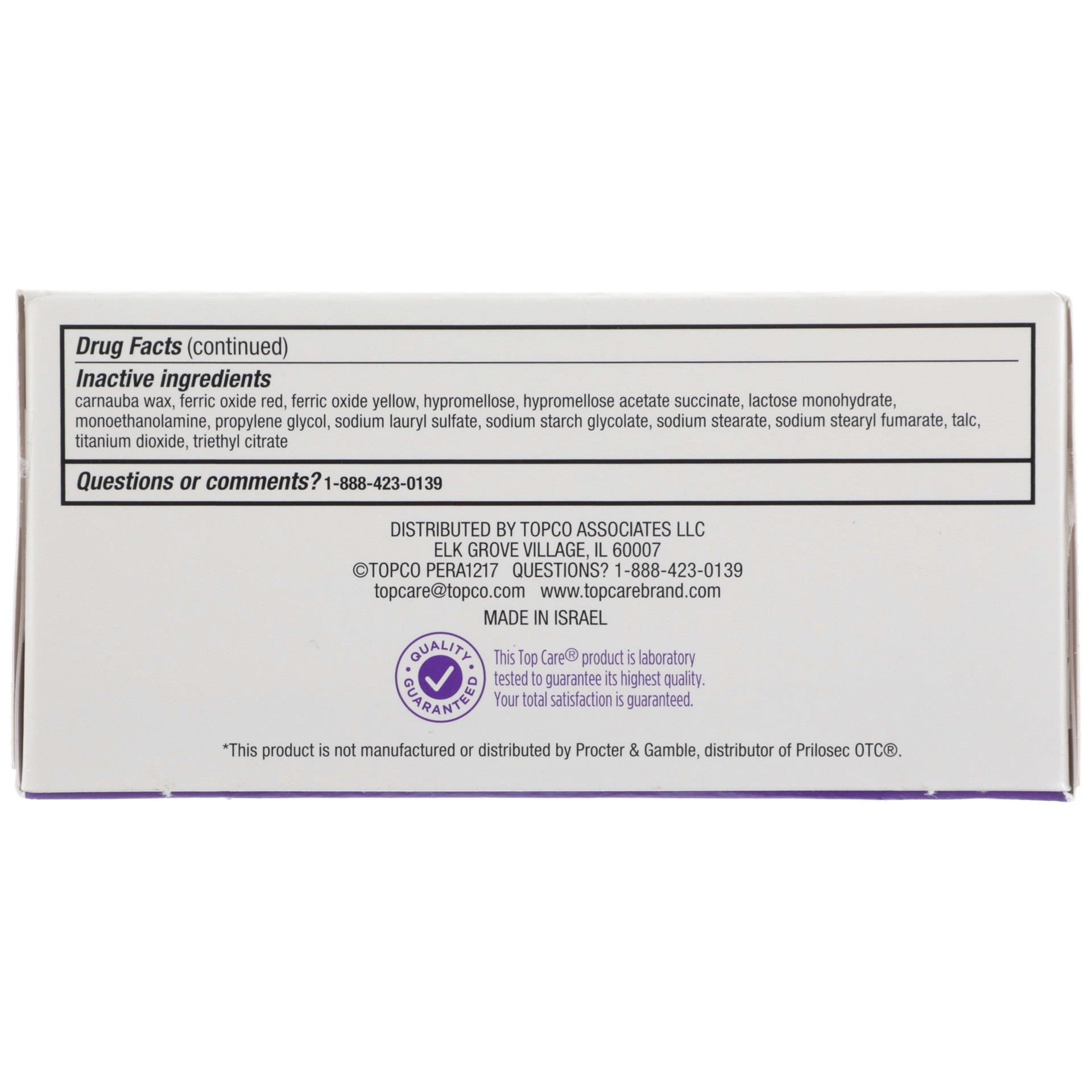 slide 4 of 6, Topcare Antacid Omeprazole Tabs, 42 ct