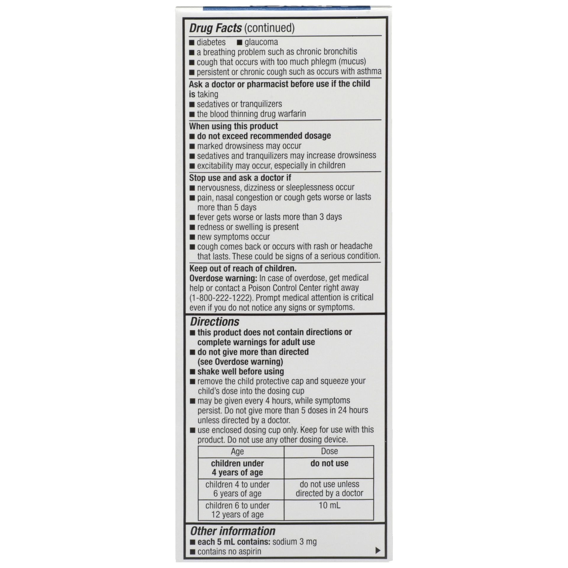 slide 5 of 6, TopCare Multi-Symptom Cold Children's Pain Relief Plus Triacting Suspension Grape, 4 fl oz