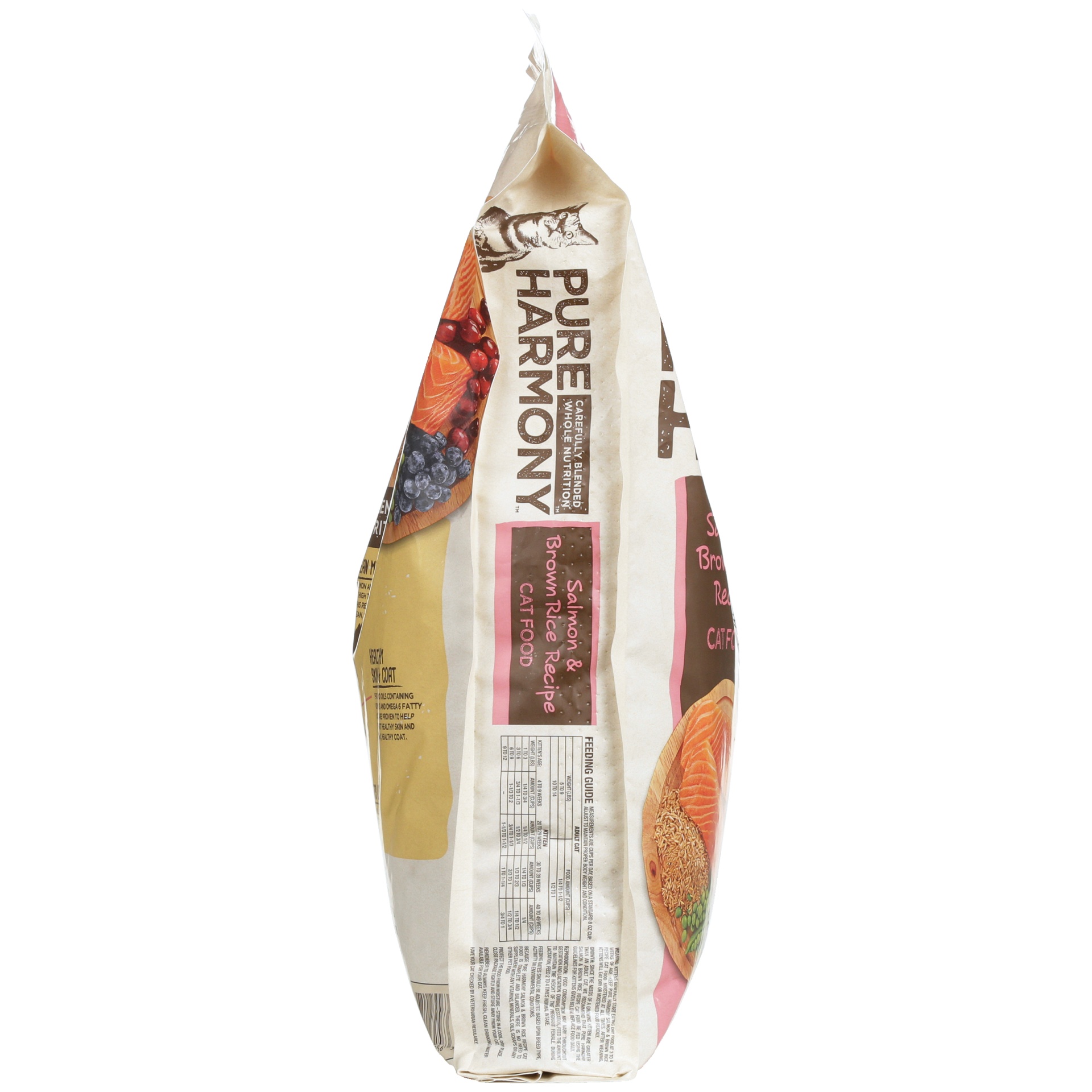 slide 2 of 6, Pure Harmony Super Premium Salmon & Brown Rice Recipe Cat Food 12 lb, 12 lb