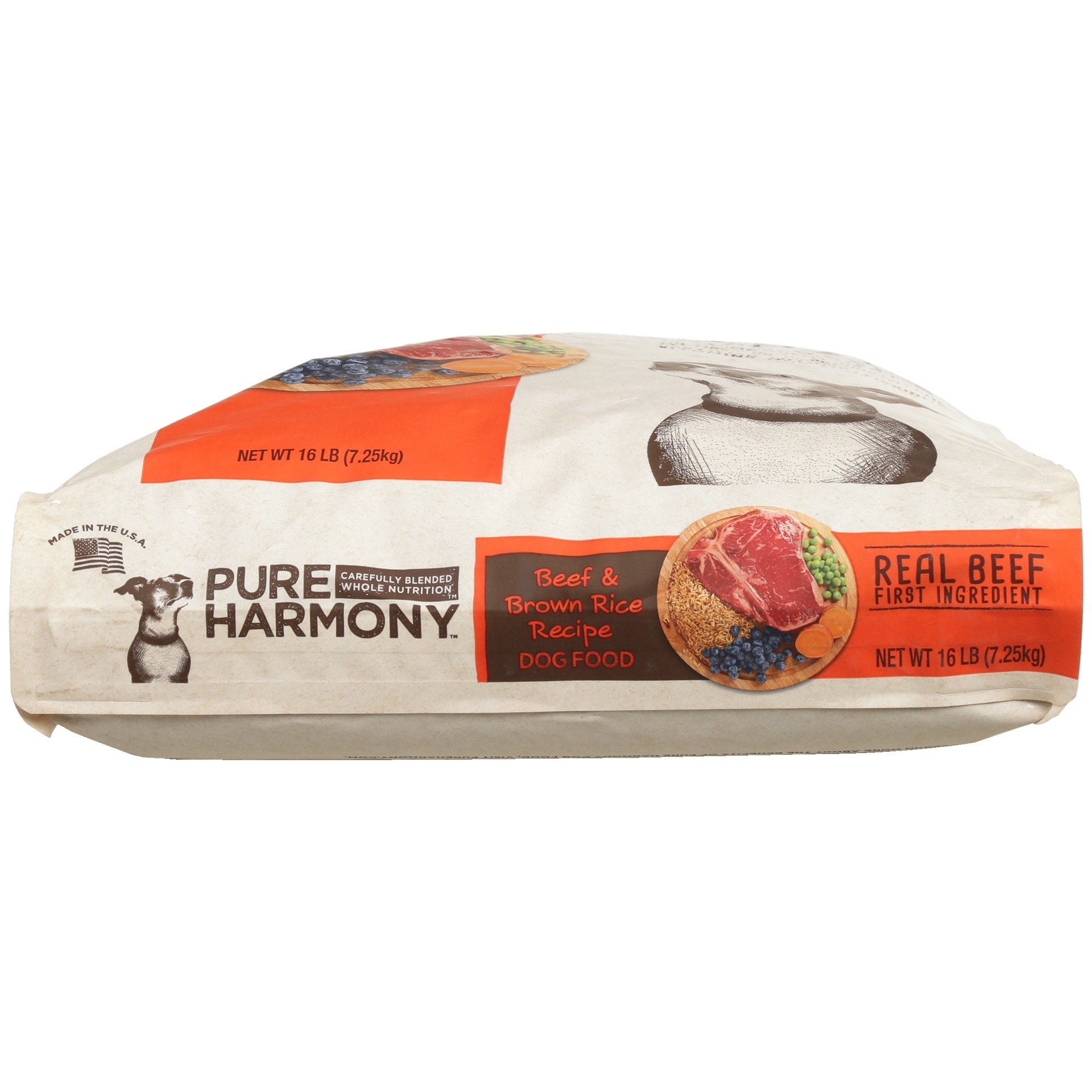slide 4 of 6, Pure Harmony Super Premium Beef & Brown Rice Recipe Dog Food, 16 lb