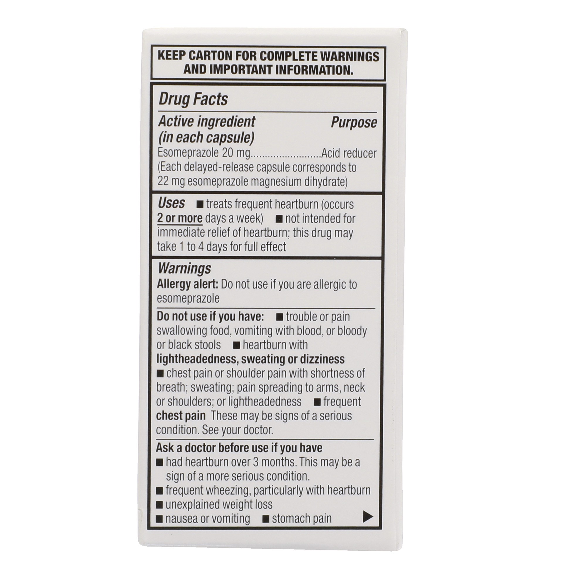 slide 6 of 6, Topcare Esomeprazole, 14 ct