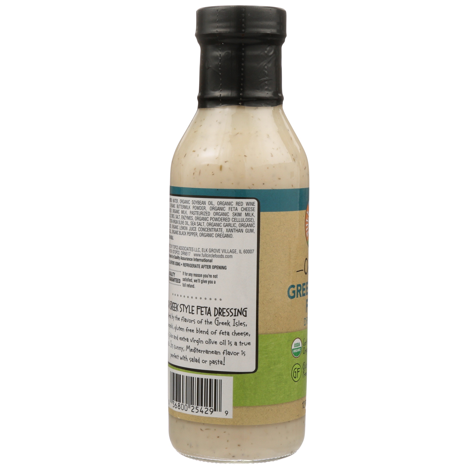 slide 2 of 6, Full Circle Market Organic Greek Style Feta Dressing - 12 fl oz, 12 fl oz