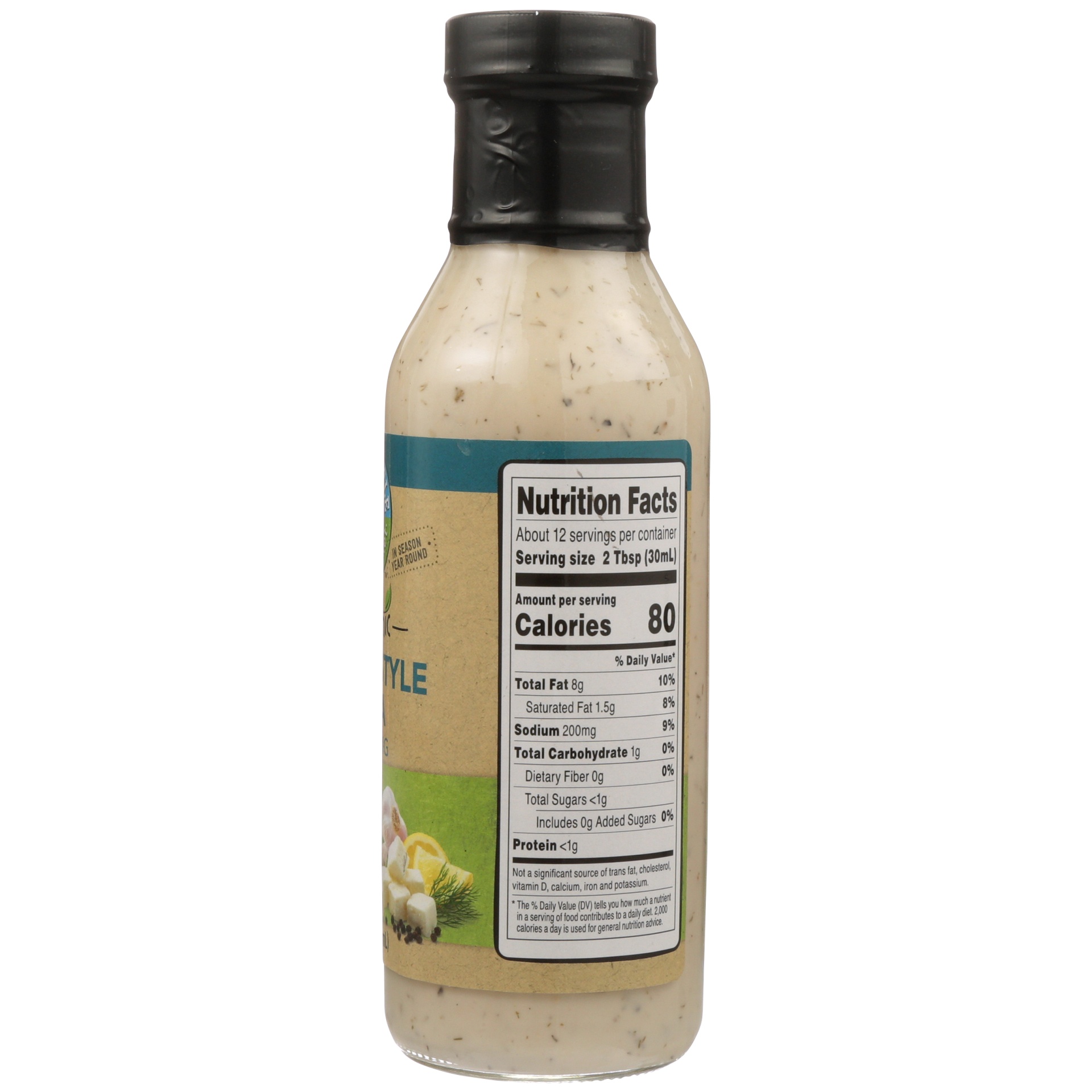 slide 4 of 6, Full Circle Market Organic Greek Style Feta Dressing - 12 fl oz, 12 fl oz