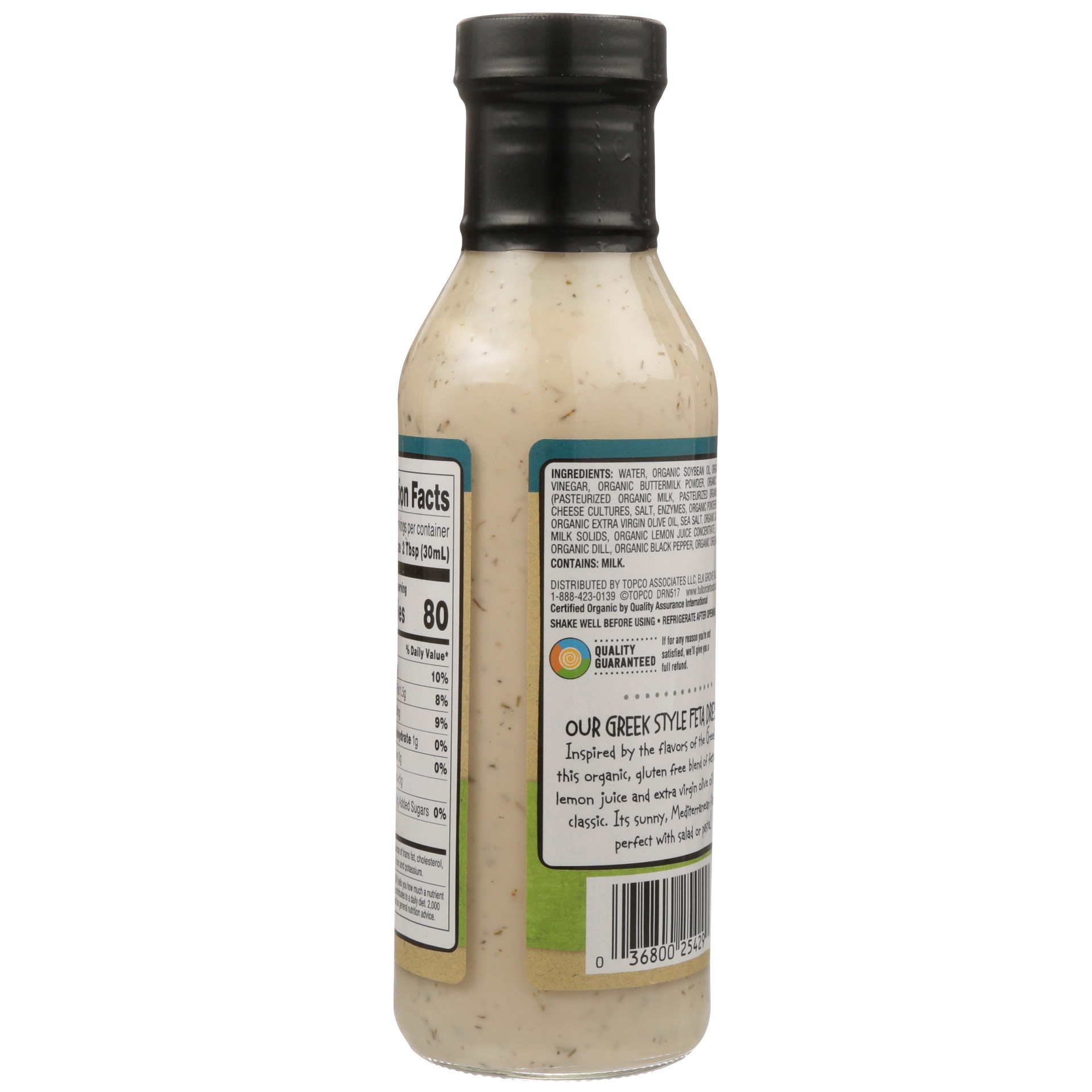 slide 6 of 6, Full Circle Market Organic Greek Style Feta Dressing - 12 fl oz, 12 fl oz