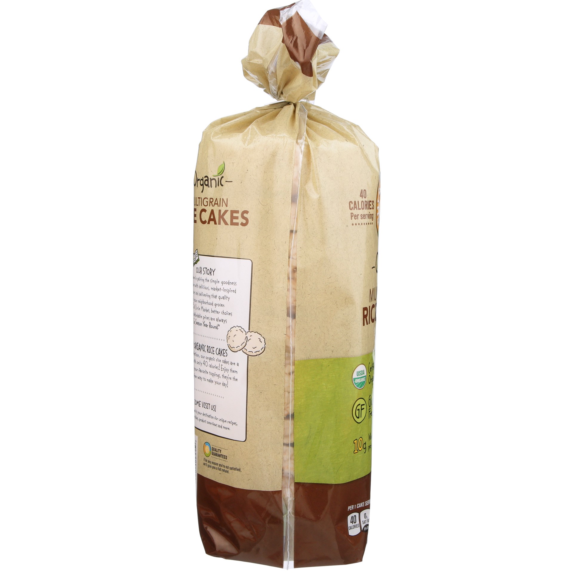 slide 5 of 6, Full Circle Market Multigrain Rice Cakes, 4.9 oz