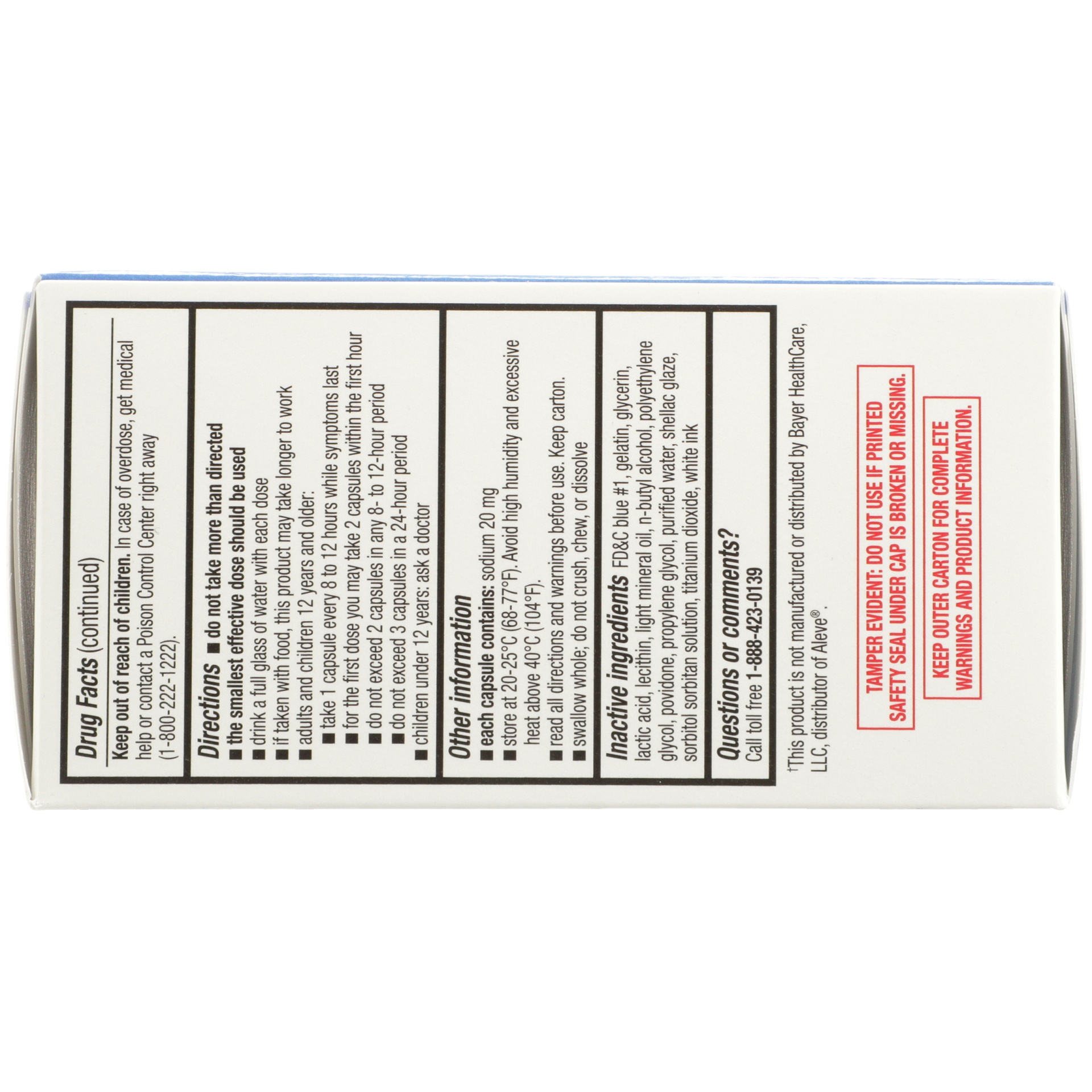 TopCare Naproxen Sodium Liquid Gels 40 ct Shipt