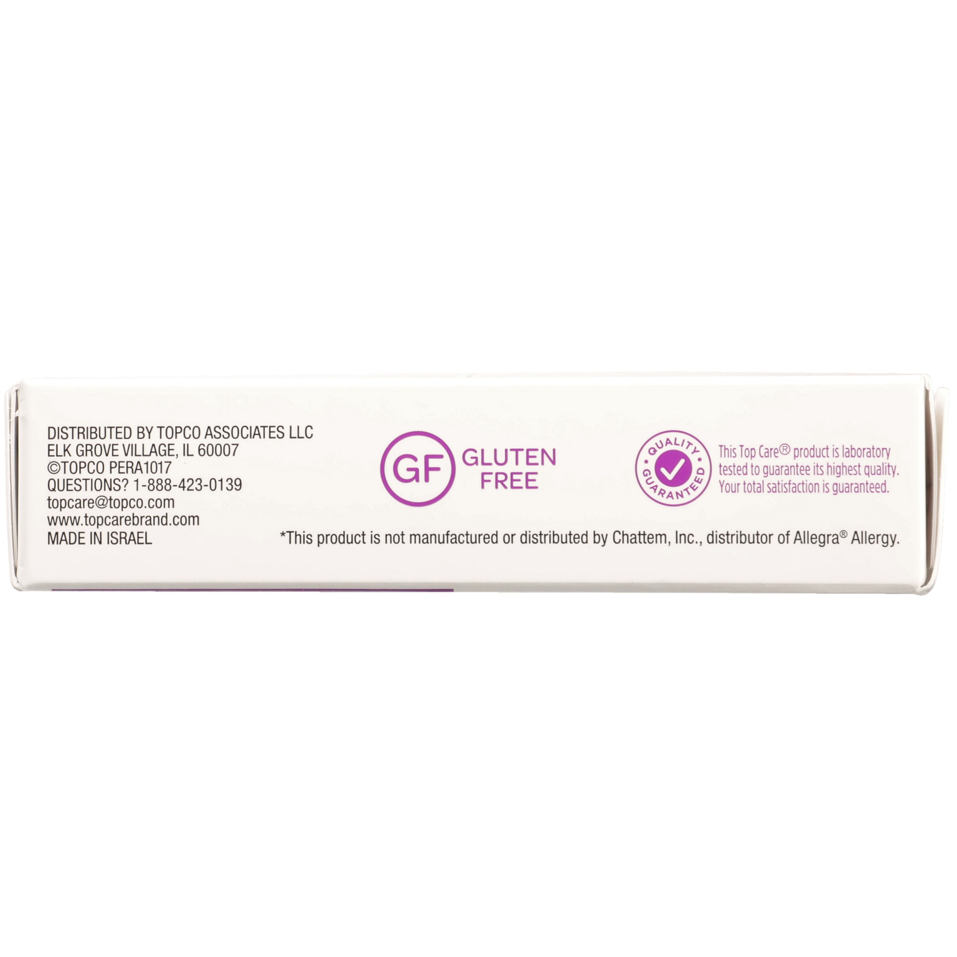 slide 3 of 6, TopCare Top Care Allergy, Original Prescription Strength, 180 Mg, Tablets, 15 ct