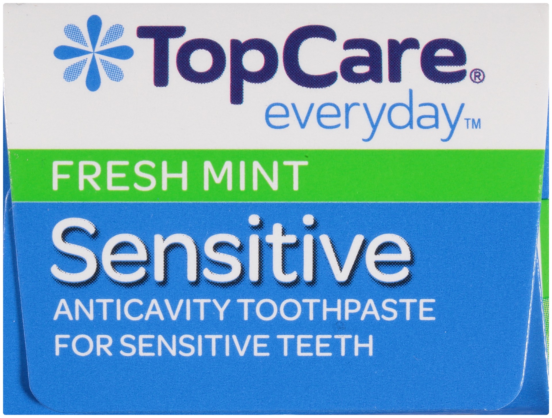 slide 2 of 6, TopCare Everyday Maximum Strength Fresh Mint Sensitive Toothpaste 4 oz, 4 oz