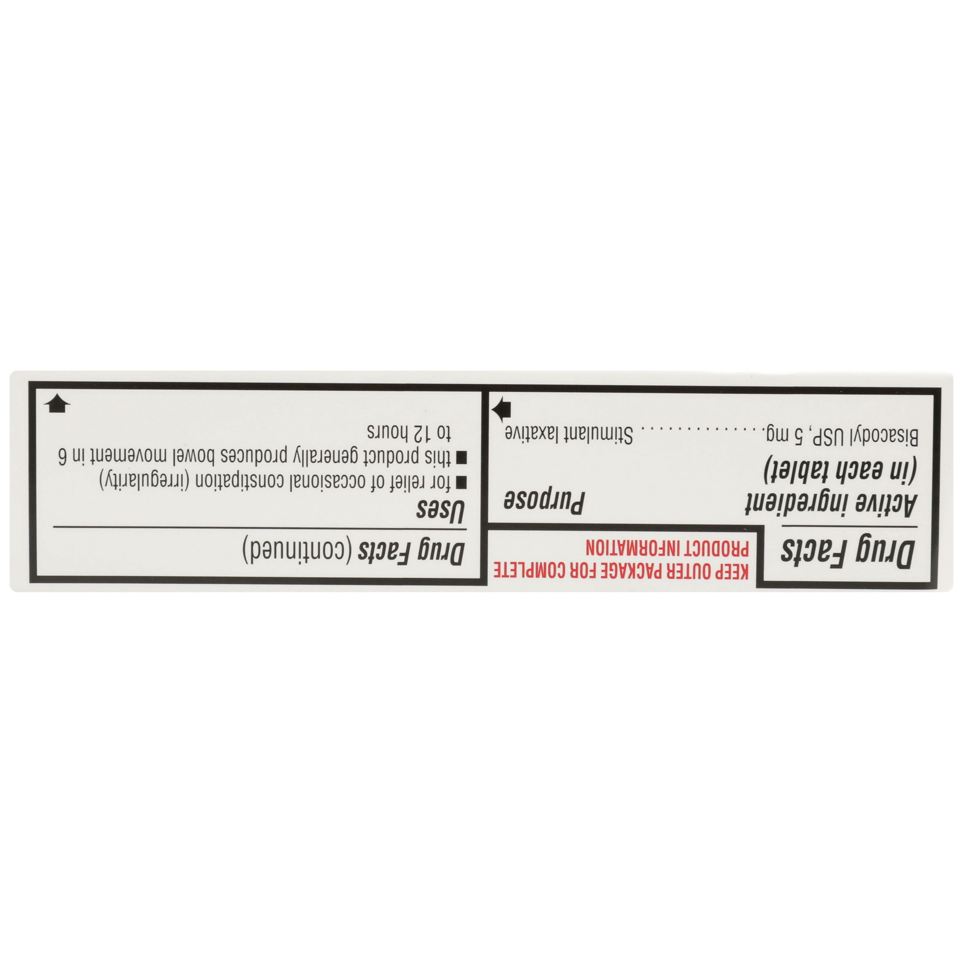 slide 3 of 6, TopCare Health 5 mg Gentle Laxative 30 Tablets, 30 ct